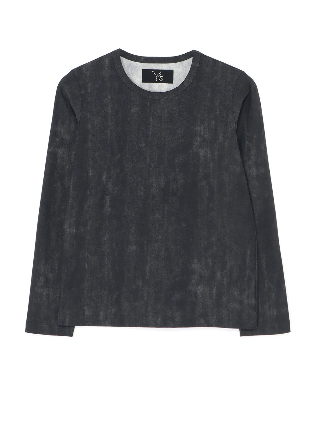 NYLON/POLYURETHANE TRICOT LONG SLEEVE T-SHIRT sold by Yohji Yamamoto