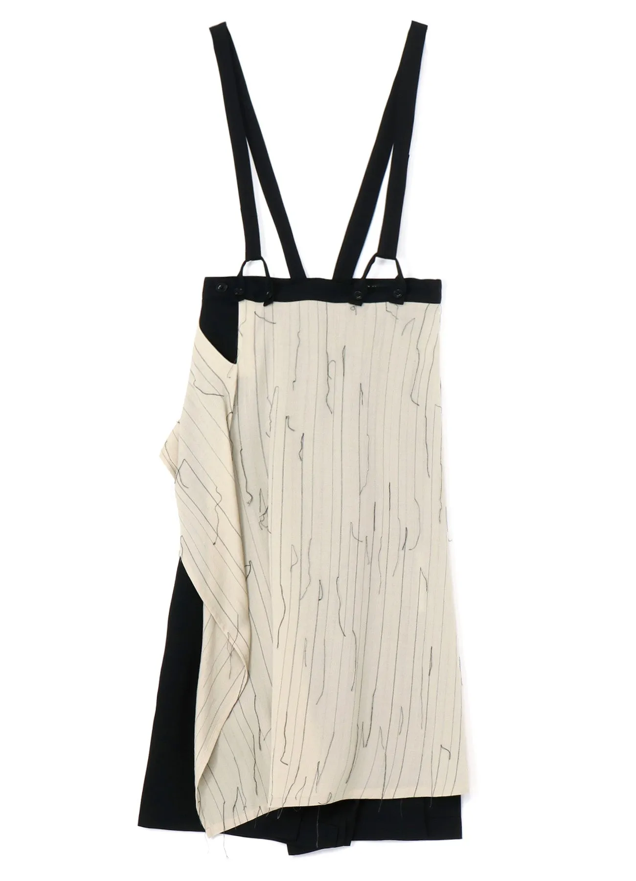 WOOL SUSPENDER PANTS sold by Yohji Yamamoto product image thumbnail 2