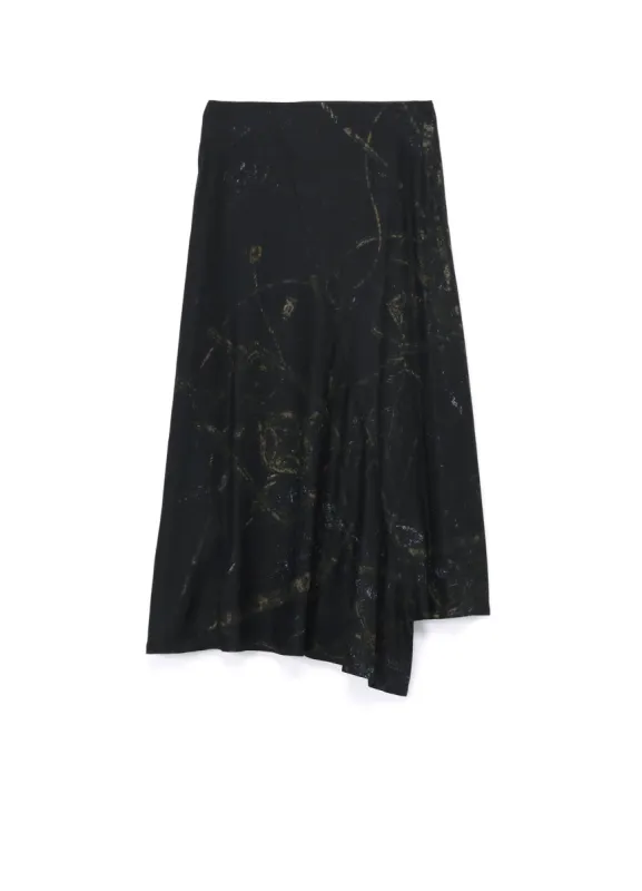 RAYON ASYMMETRIC SKIRT sold by Yohji Yamamoto
