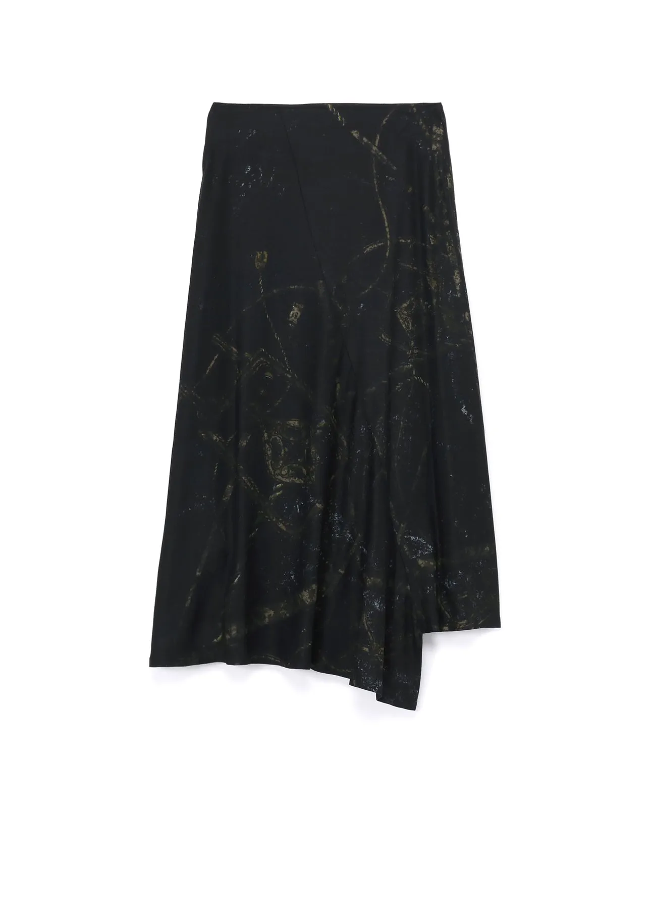 RAYON ASYMMETRIC SKIRT sold by Yohji Yamamoto