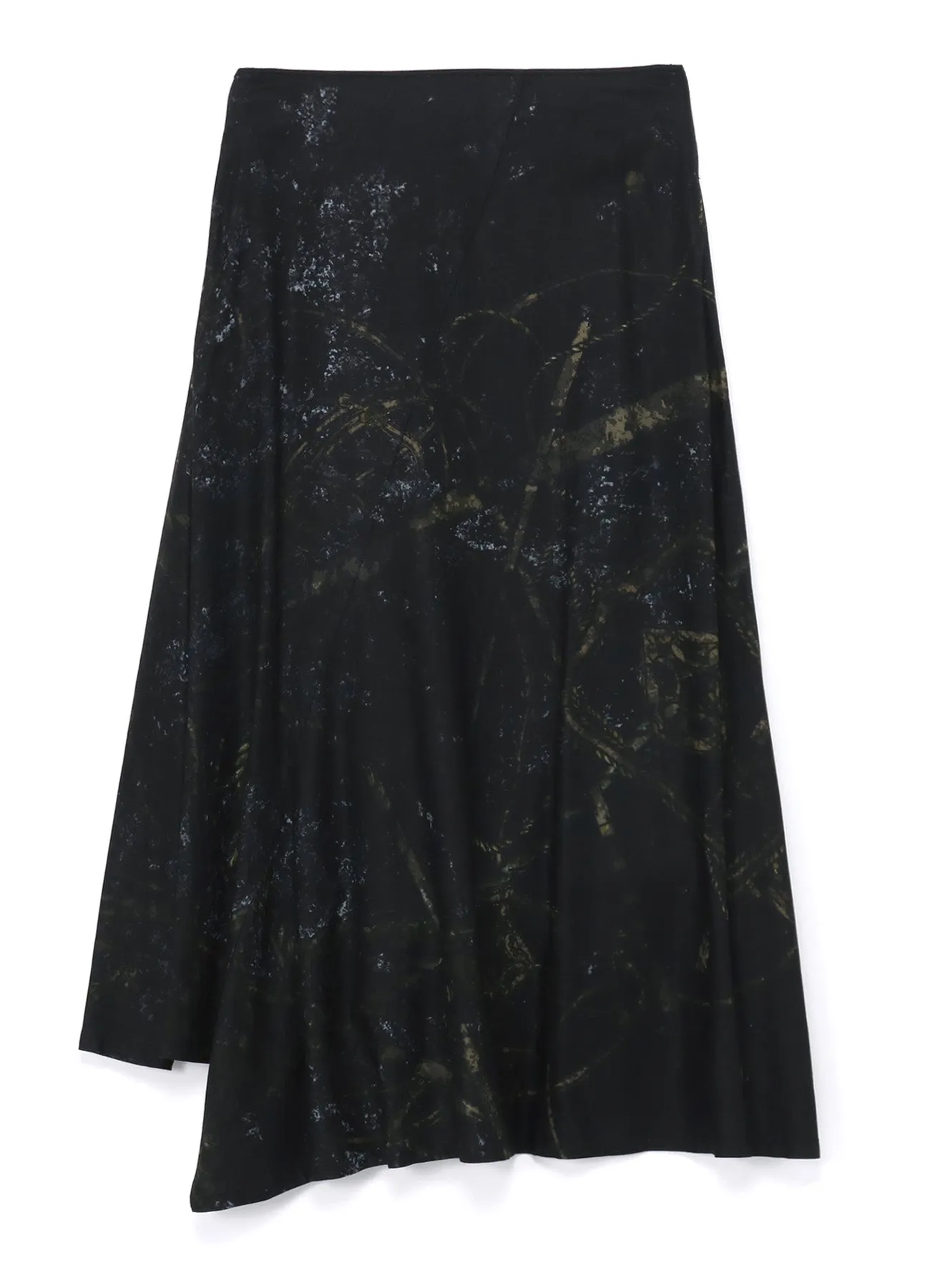 RAYON ASYMMETRIC SKIRT sold by Yohji Yamamoto product image thumbnail 3