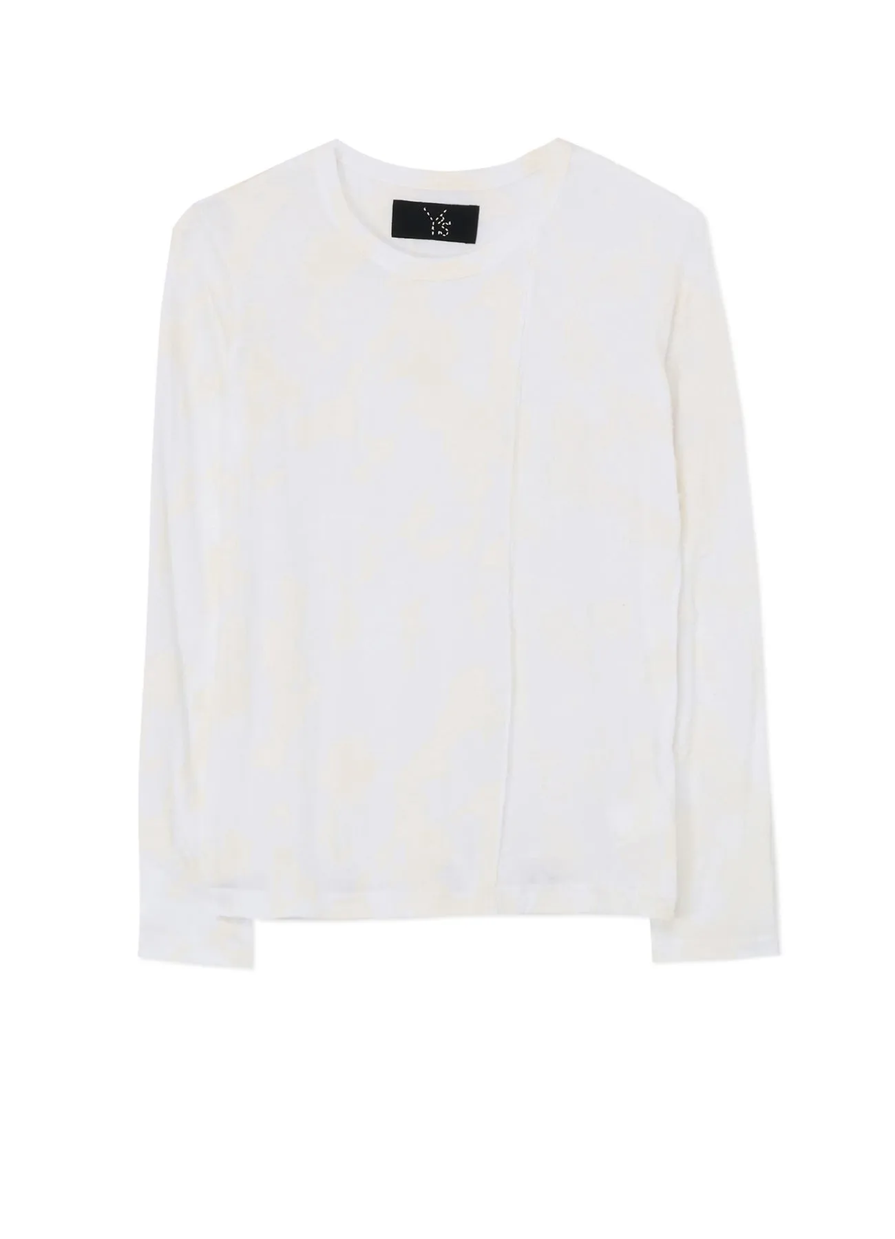 LEFT VERTICAL SEAM LONG SLEEVE T-SHIRT sold by Yohji Yamamoto