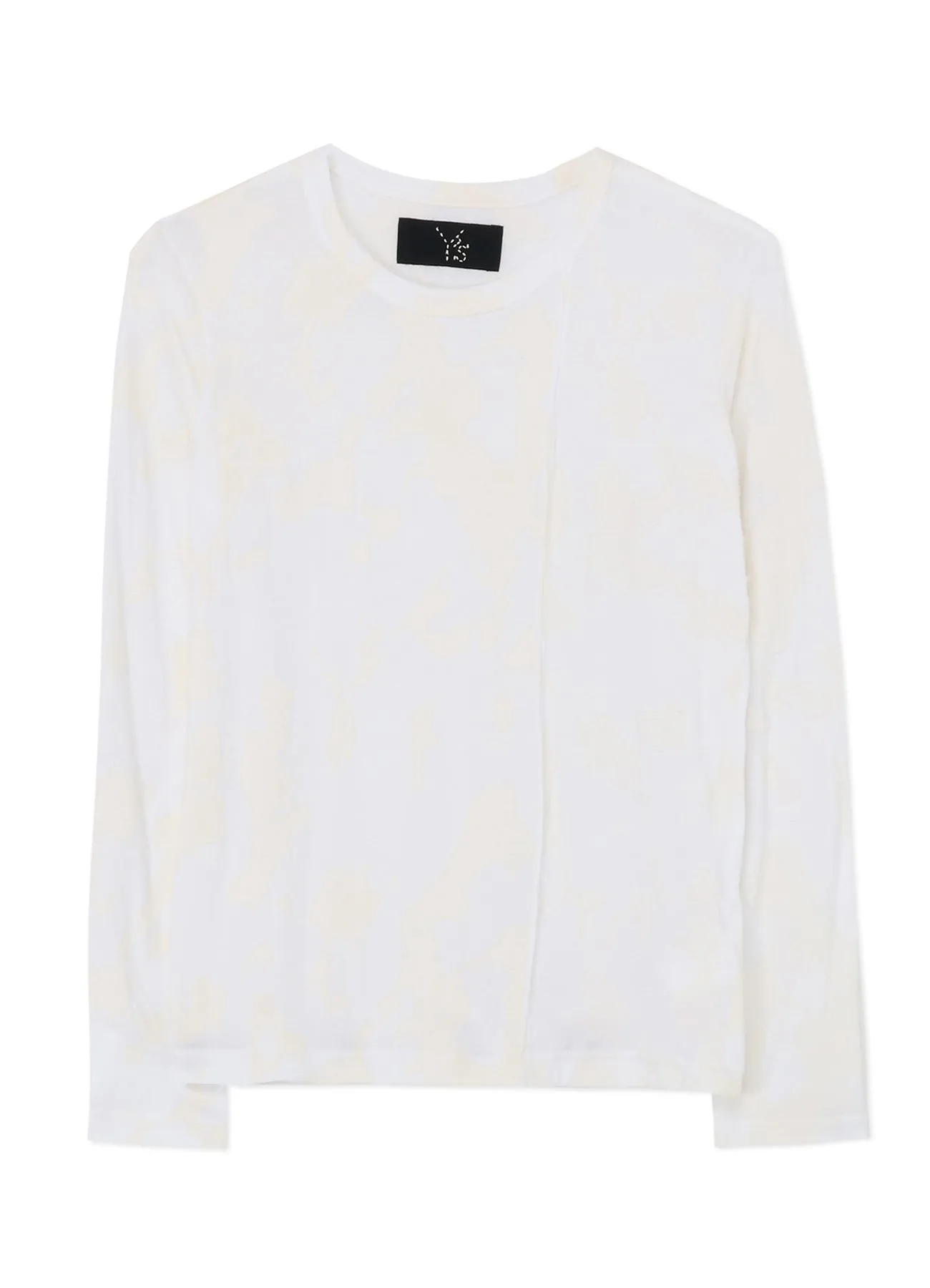 LEFT VERTICAL SEAM LONG SLEEVE T-SHIRT sold by Yohji Yamamoto product image thumbnail 2