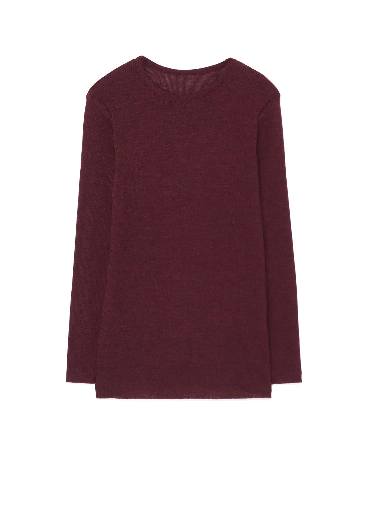 ROUND NECK LONG SLEEVE T-SHIRT sold by Yohji Yamamoto