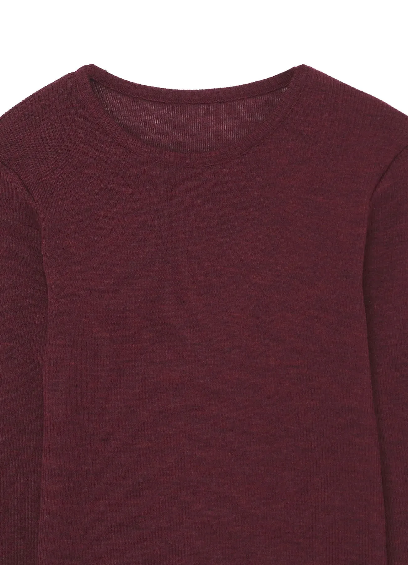 ROUND NECK LONG SLEEVE T-SHIRT sold by Yohji Yamamoto product image thumbnail 4