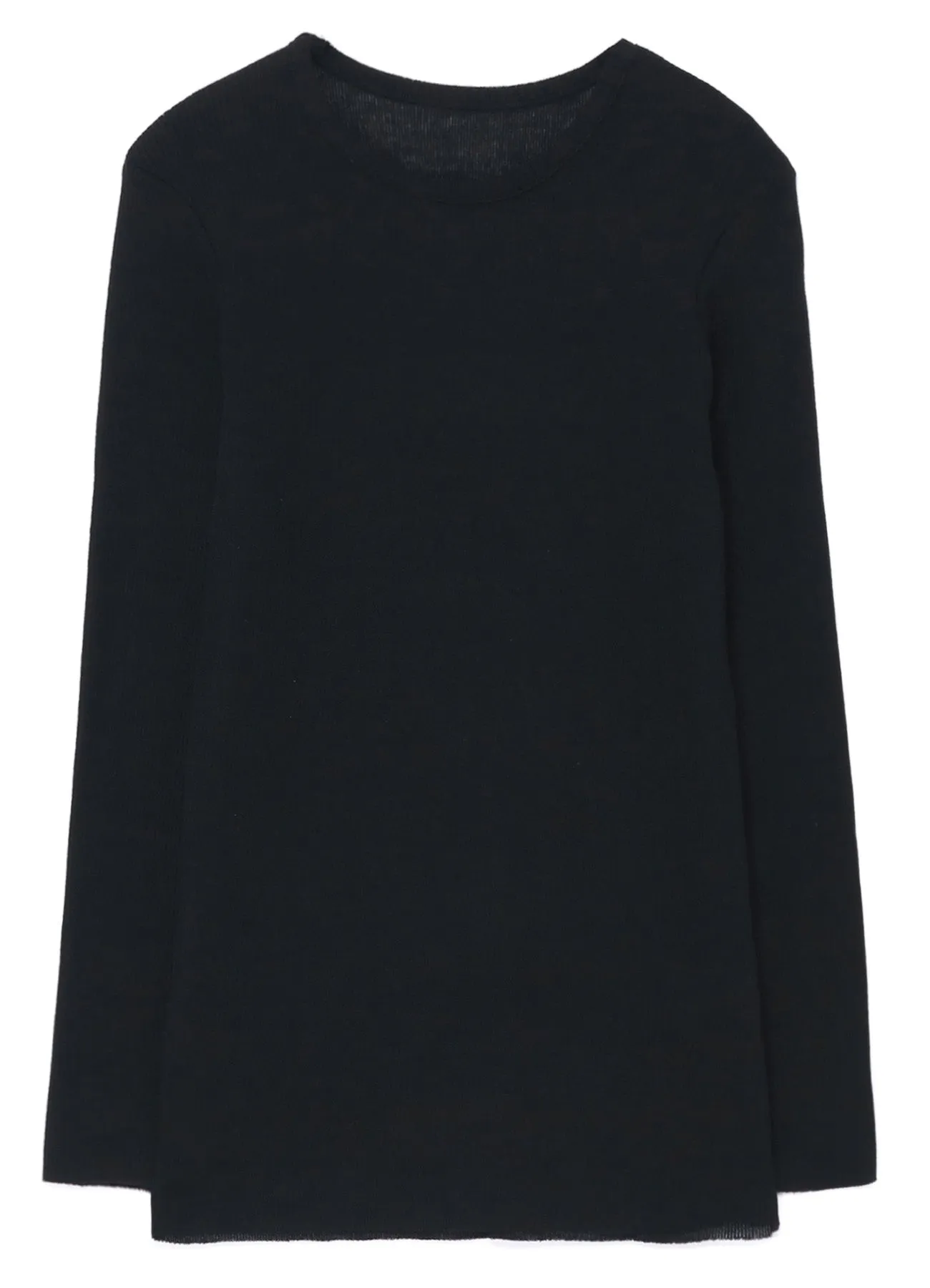 ROUND NECK LONG SLEEVE T-SHIRT sold by Yohji Yamamoto product image thumbnail 2