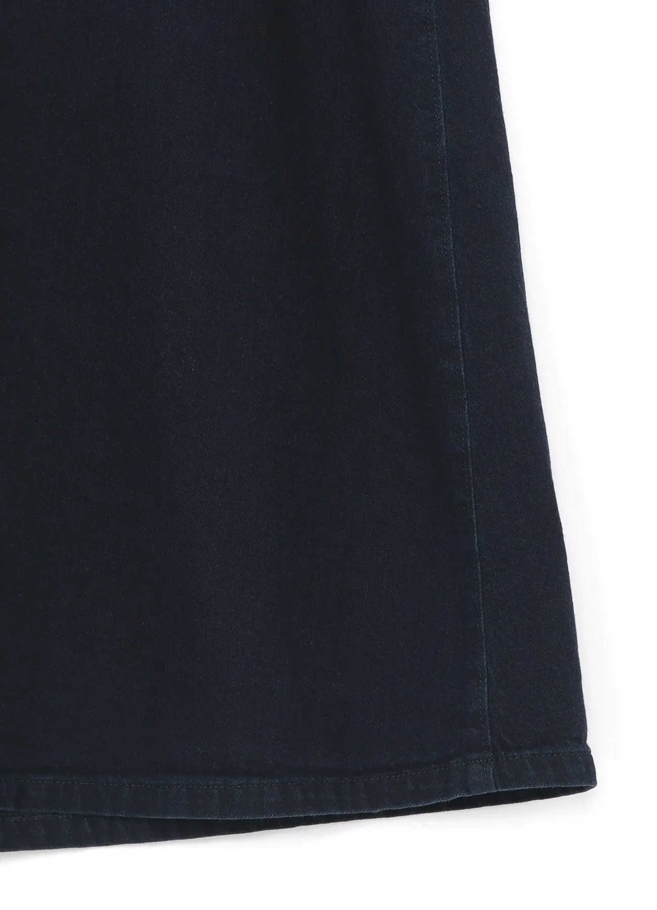 8oz BLACK DENIM BACK DRAPE SKIRT sold by Yohji Yamamoto product image thumbnail 5