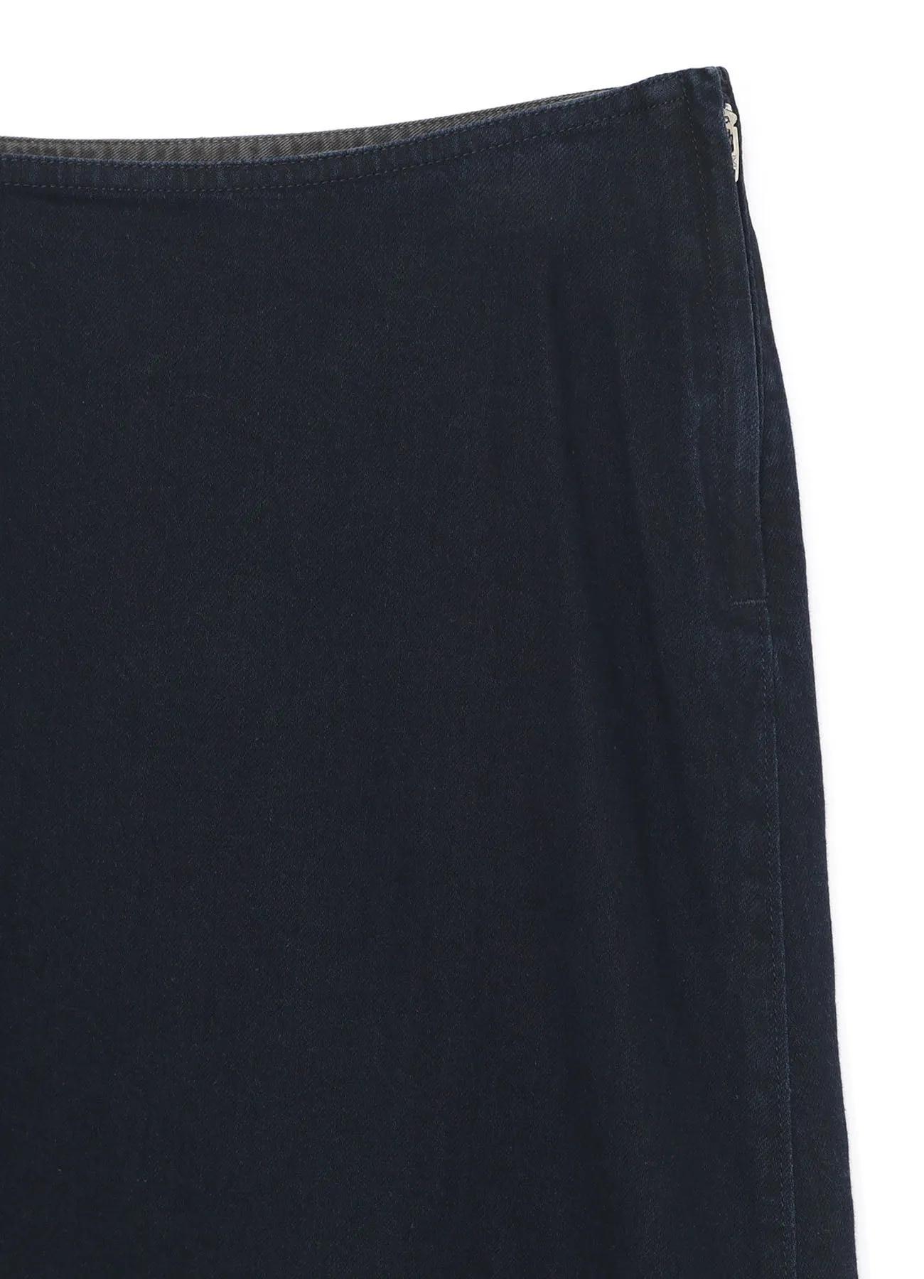 8oz BLACK DENIM BACK DRAPE SKIRT sold by Yohji Yamamoto product image thumbnail 4