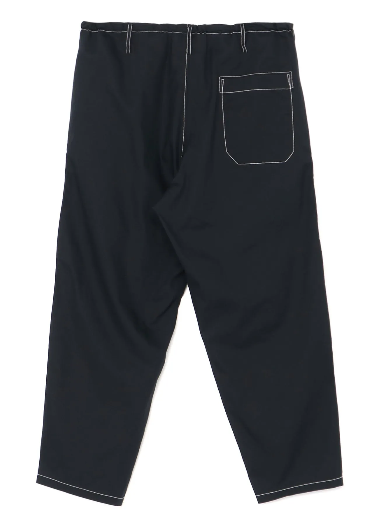 COTTON BROADCLOTH DRAWSTRING PANTS sold by Yohji Yamamoto product image thumbnail 3