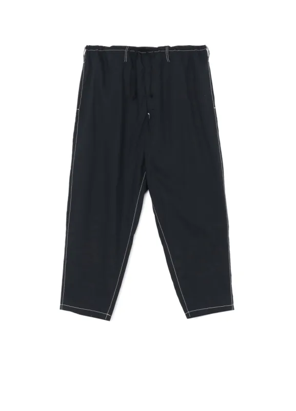 COTTON BROADCLOTH DRAWSTRING PANTS made by Yohji Yamamoto
