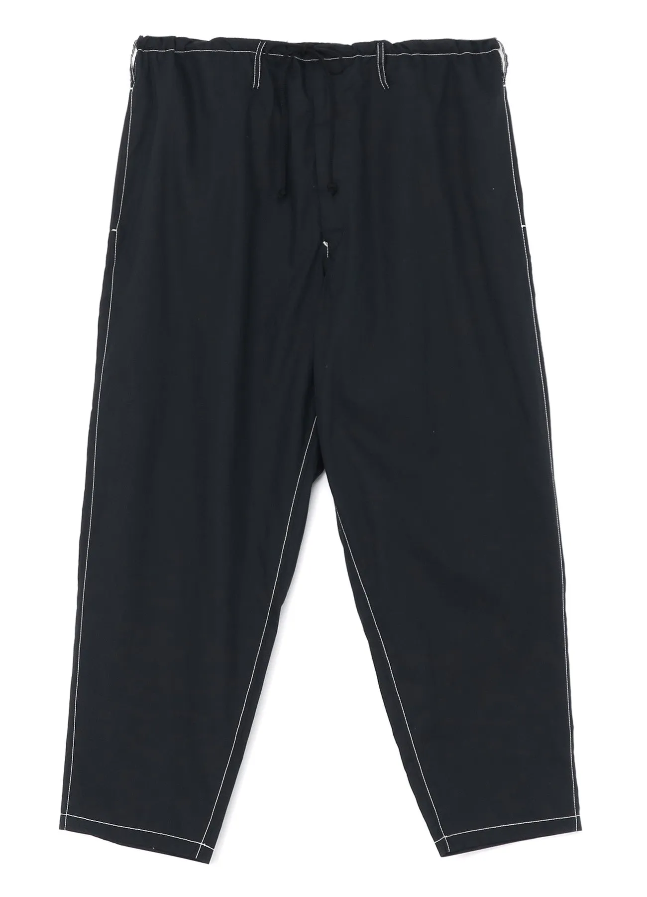 COTTON BROADCLOTH DRAWSTRING PANTS sold by Yohji Yamamoto product image thumbnail 2