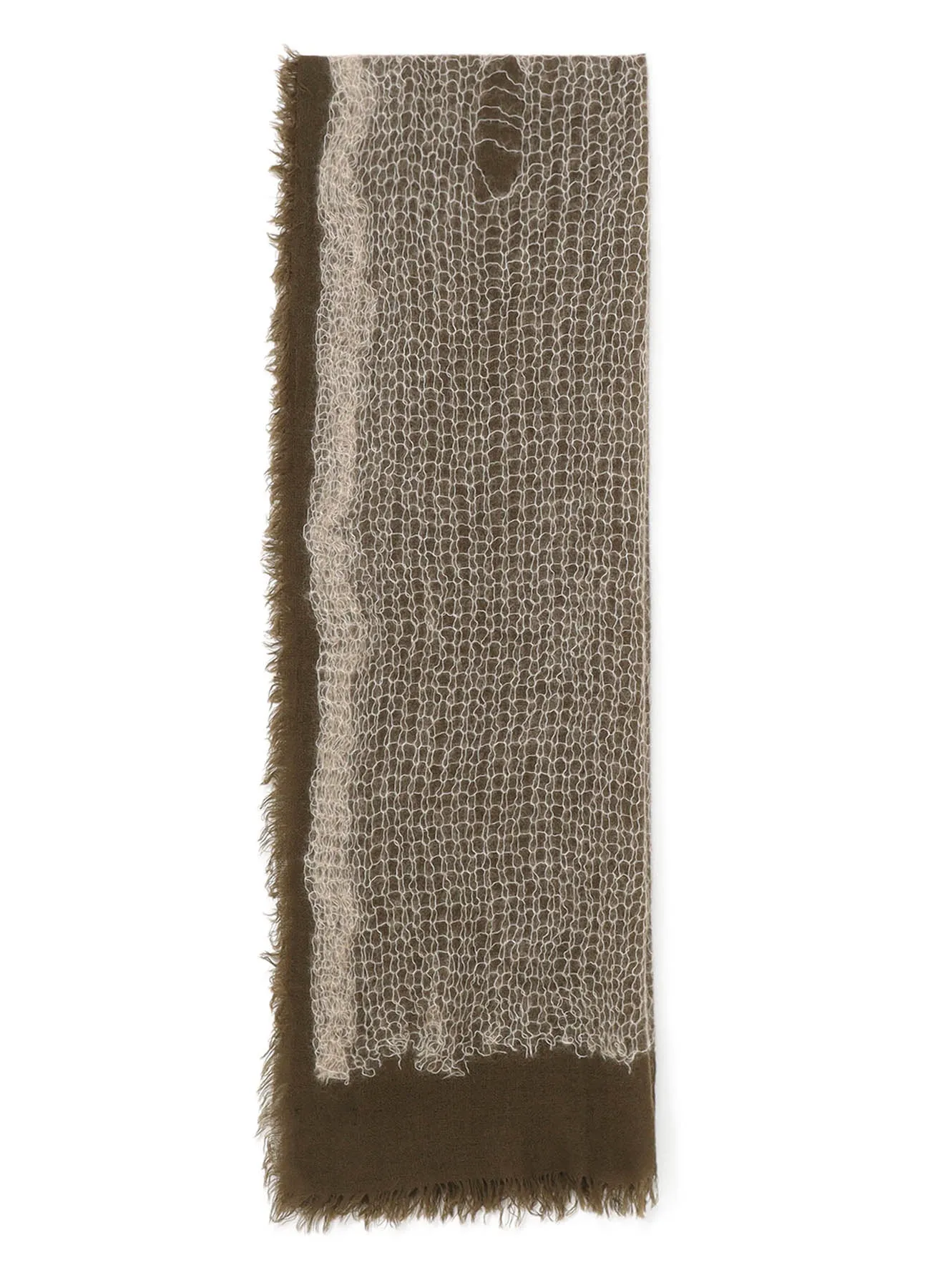 WOOL/MOHAIR BLEND SCARF sold by Yohji Yamamoto product image thumbnail 4