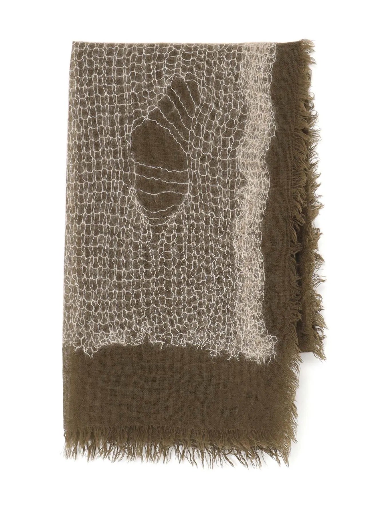 WOOL/MOHAIR BLEND SCARF sold by Yohji Yamamoto product image thumbnail 2