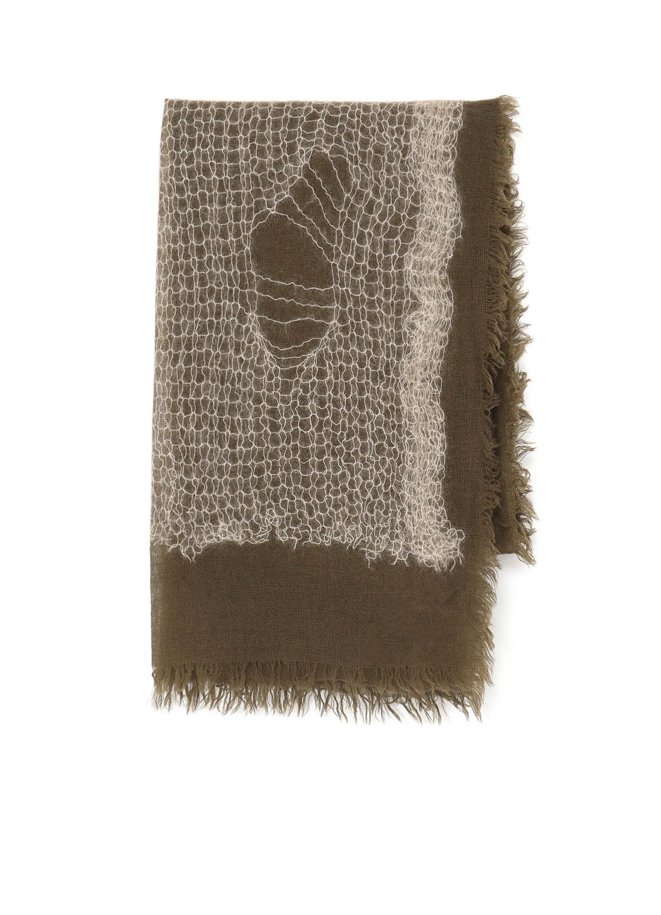 WOOL/MOHAIR BLEND SCARF sold by Yohji Yamamoto