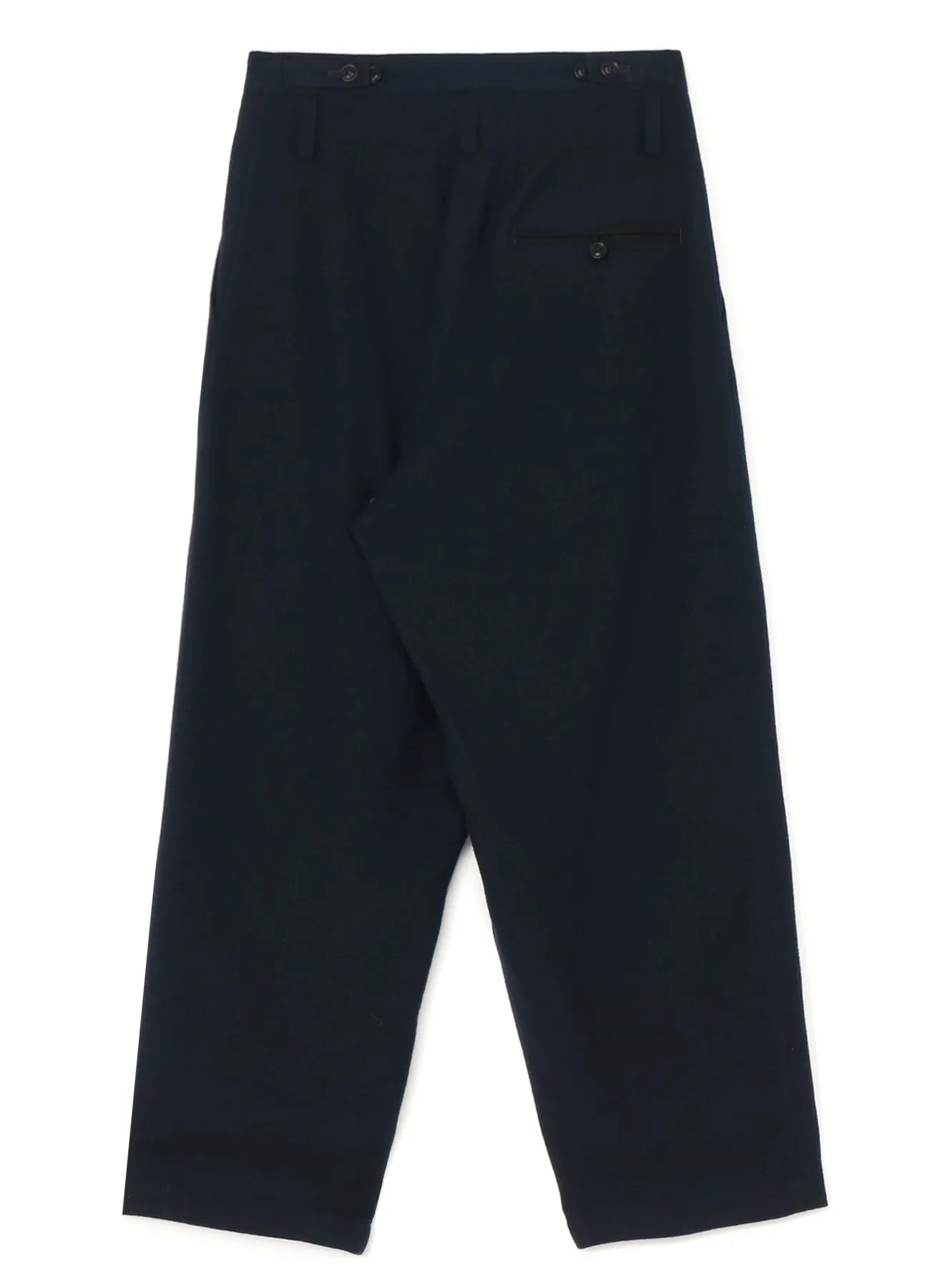SHRUNKEN WOOL SERGE TAPERED PANTS sold by Yohji Yamamoto product image thumbnail 3