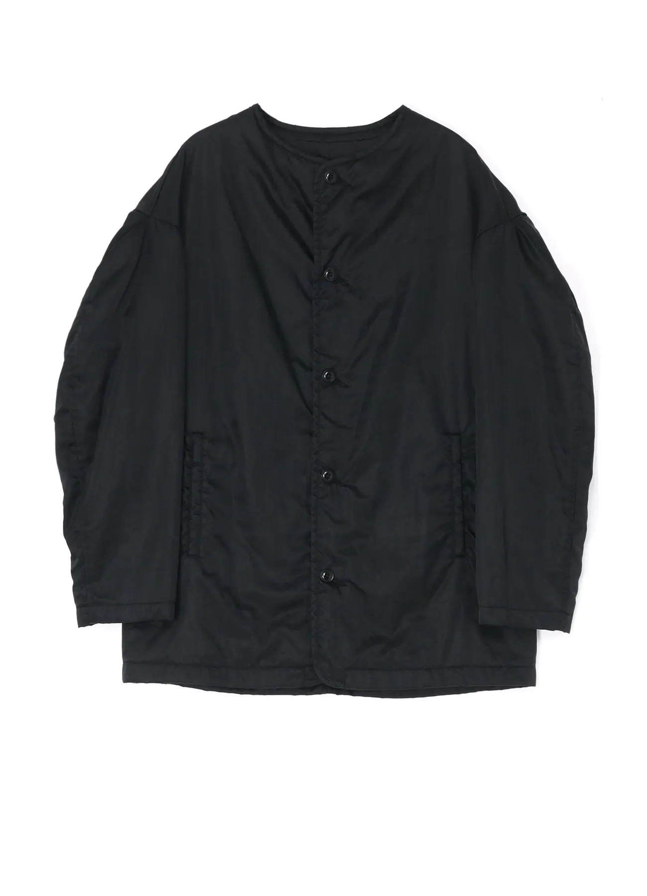 NYLON COLLARLESS JACKET sold by Yohji Yamamoto