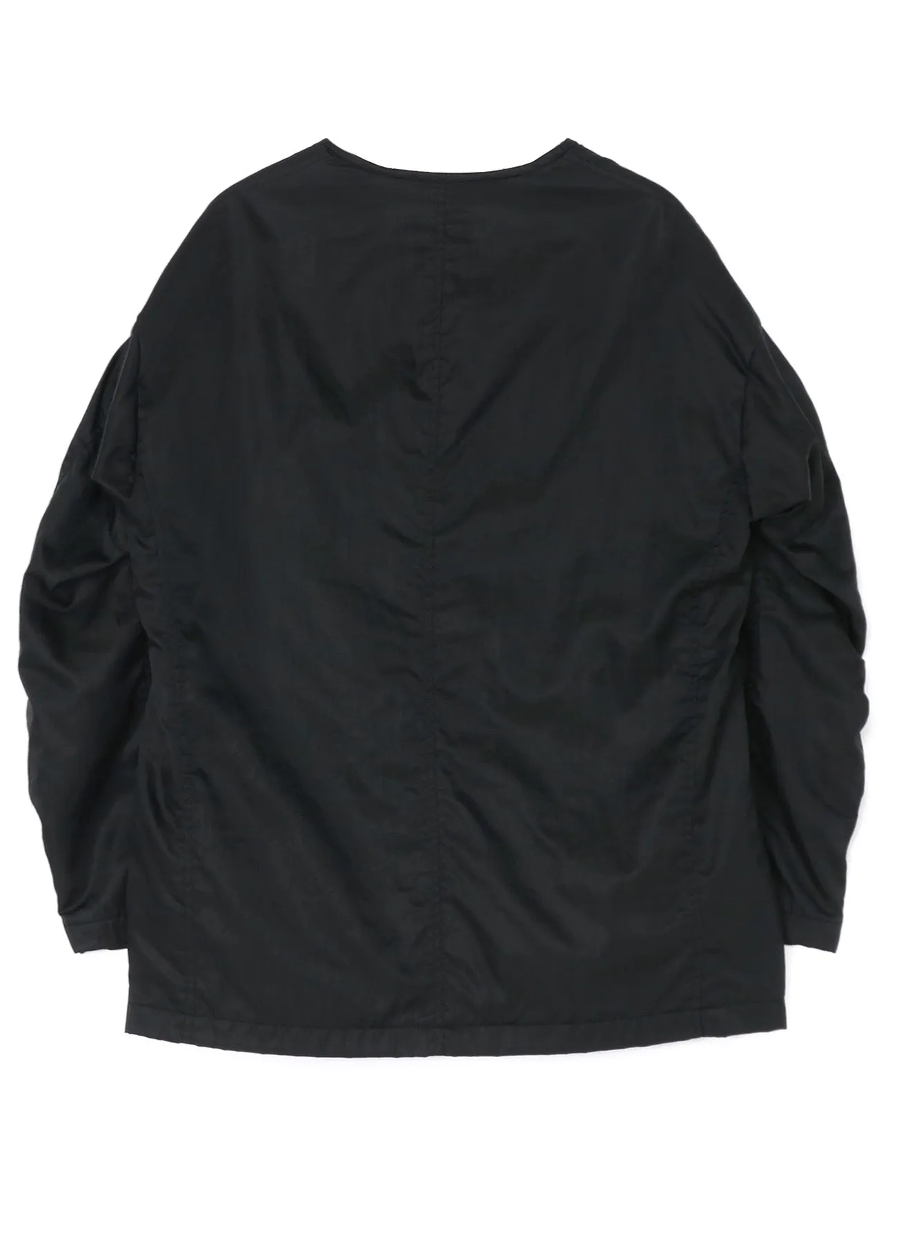 NYLON COLLARLESS JACKET sold by Yohji Yamamoto product image thumbnail 3