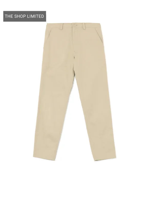 [Y's BORN PRODUCT] COTTON TWILL SLIM FIT DRAWSTRING PANTS sold by Yohji Yamamoto