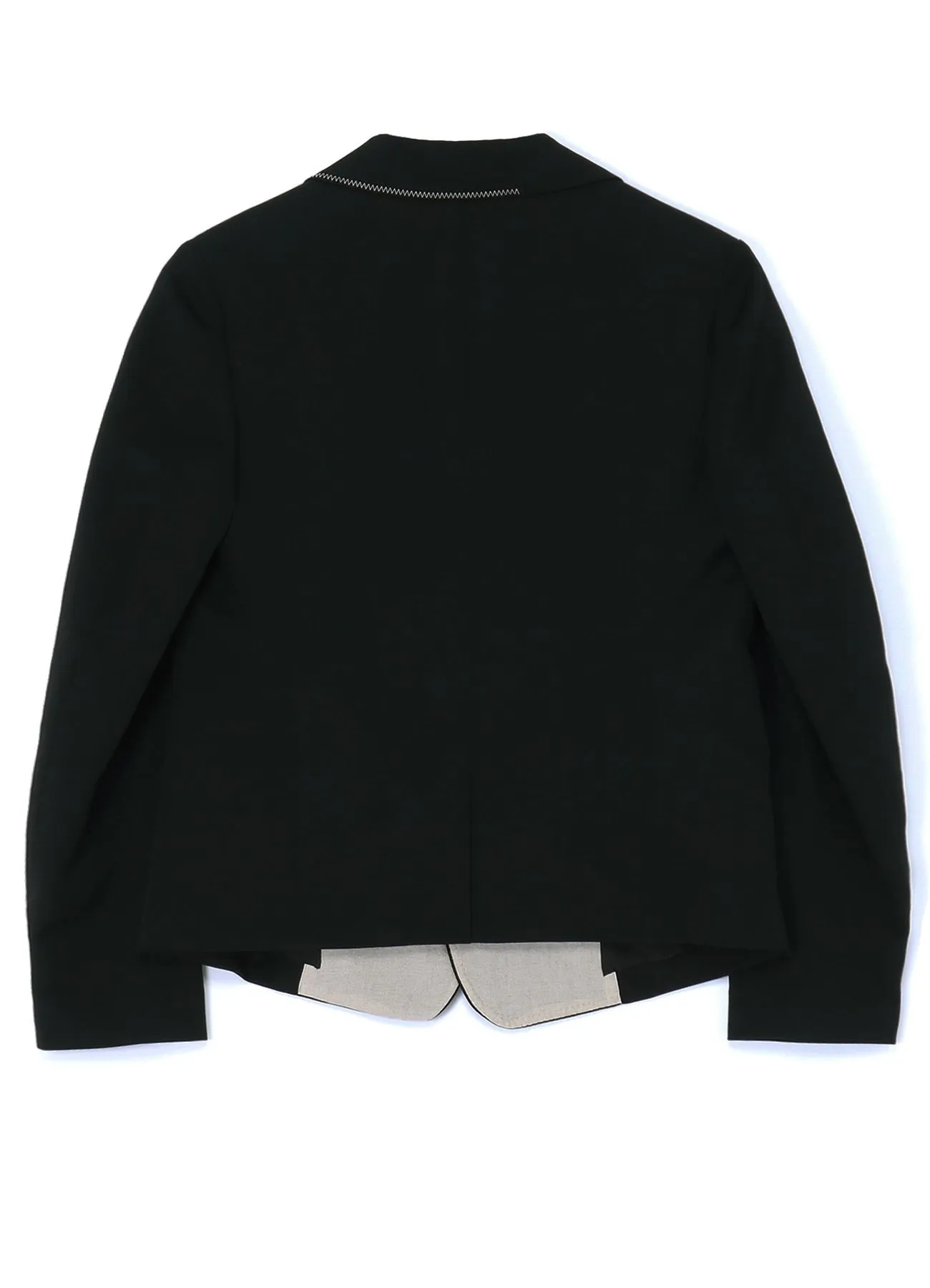 GABARDINE 2BUTTONS JACKET sold by Yohji Yamamoto product image thumbnail 3