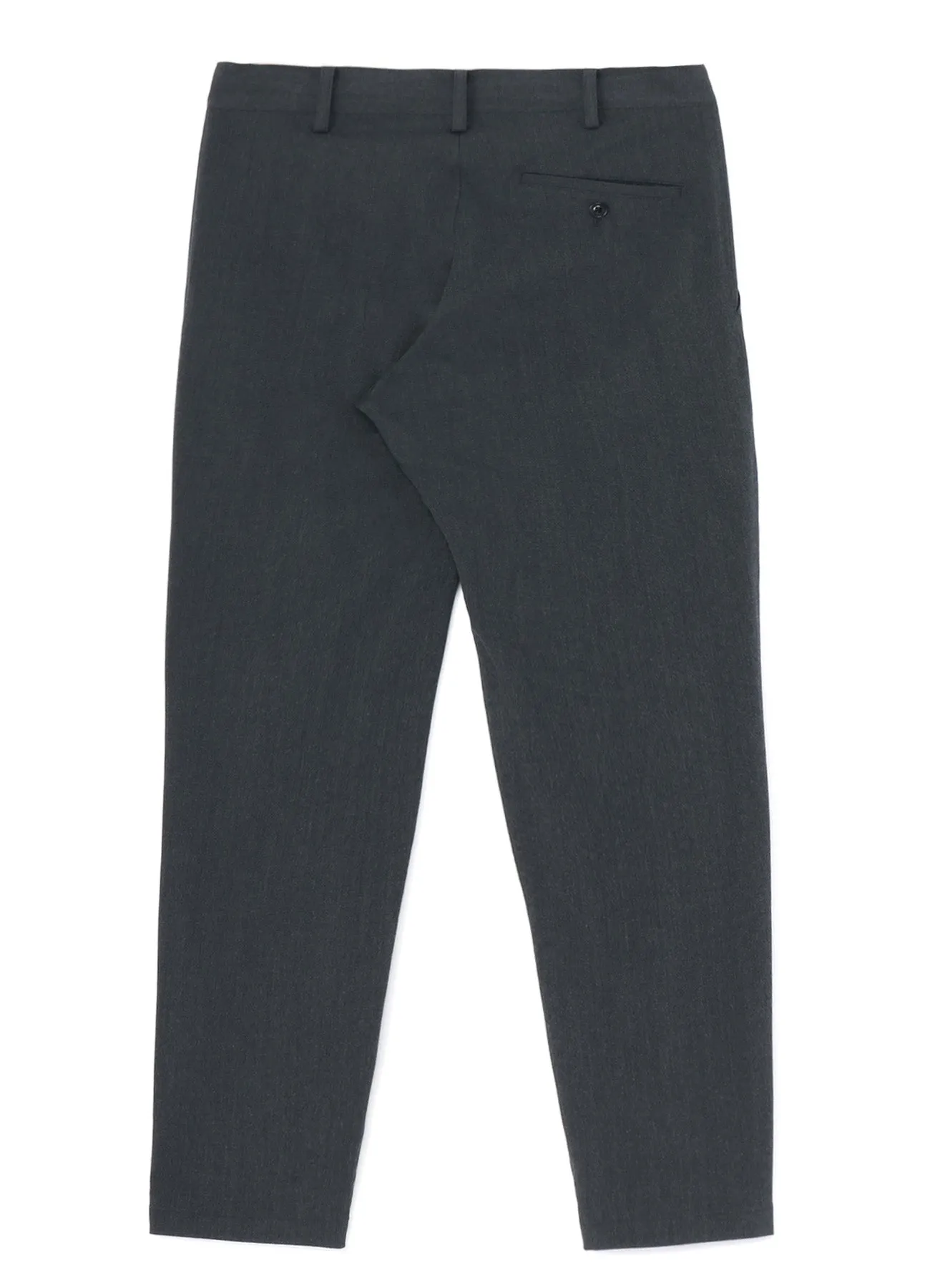 WRINKLED WOOL/RAYON TWILL SLIM FIT PANTS sold by Yohji Yamamoto product image thumbnail 3