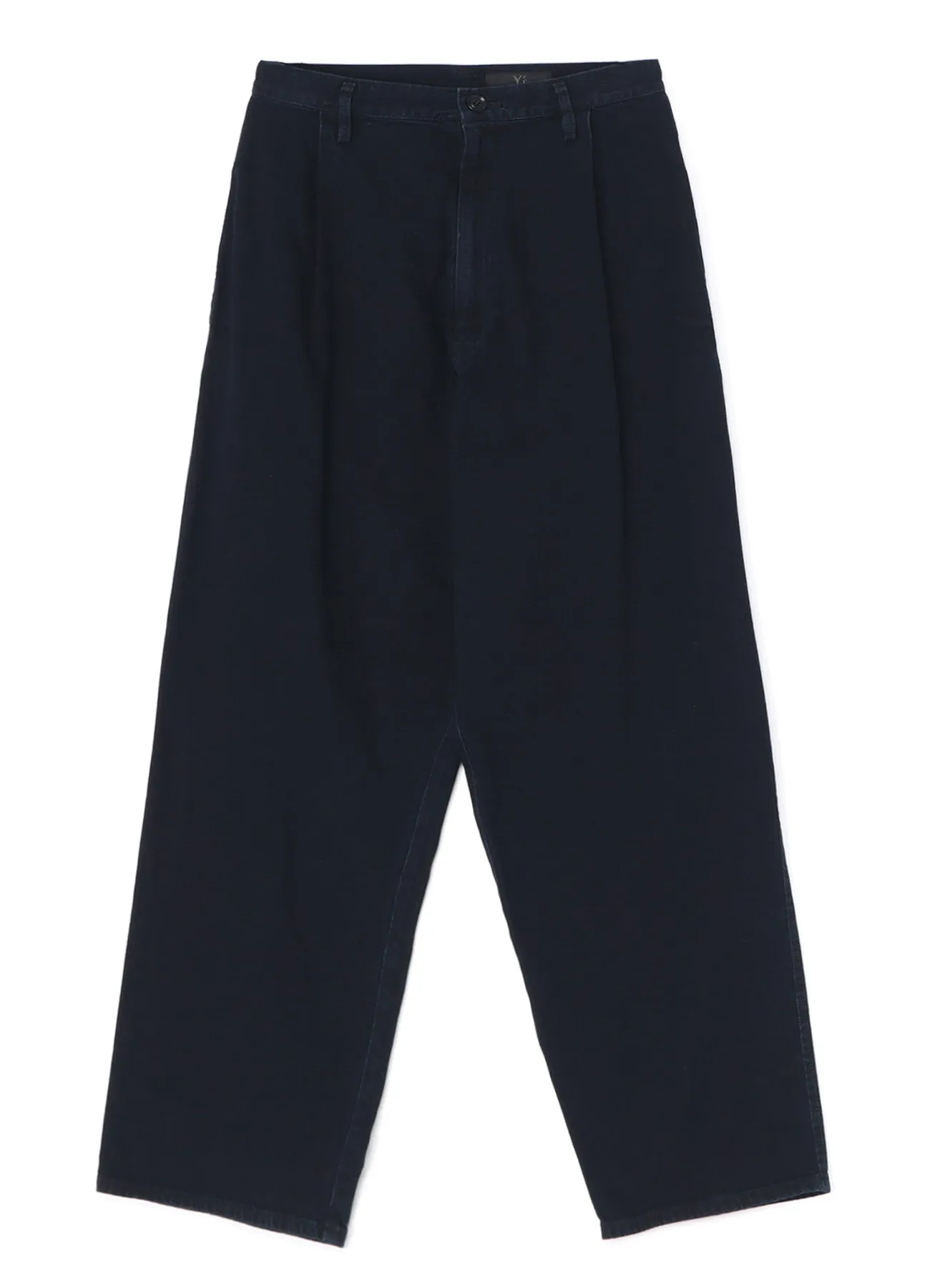 8oz BLACK DENIM SINGLE PLEATED PANTS sold by Yohji Yamamoto product image thumbnail 2