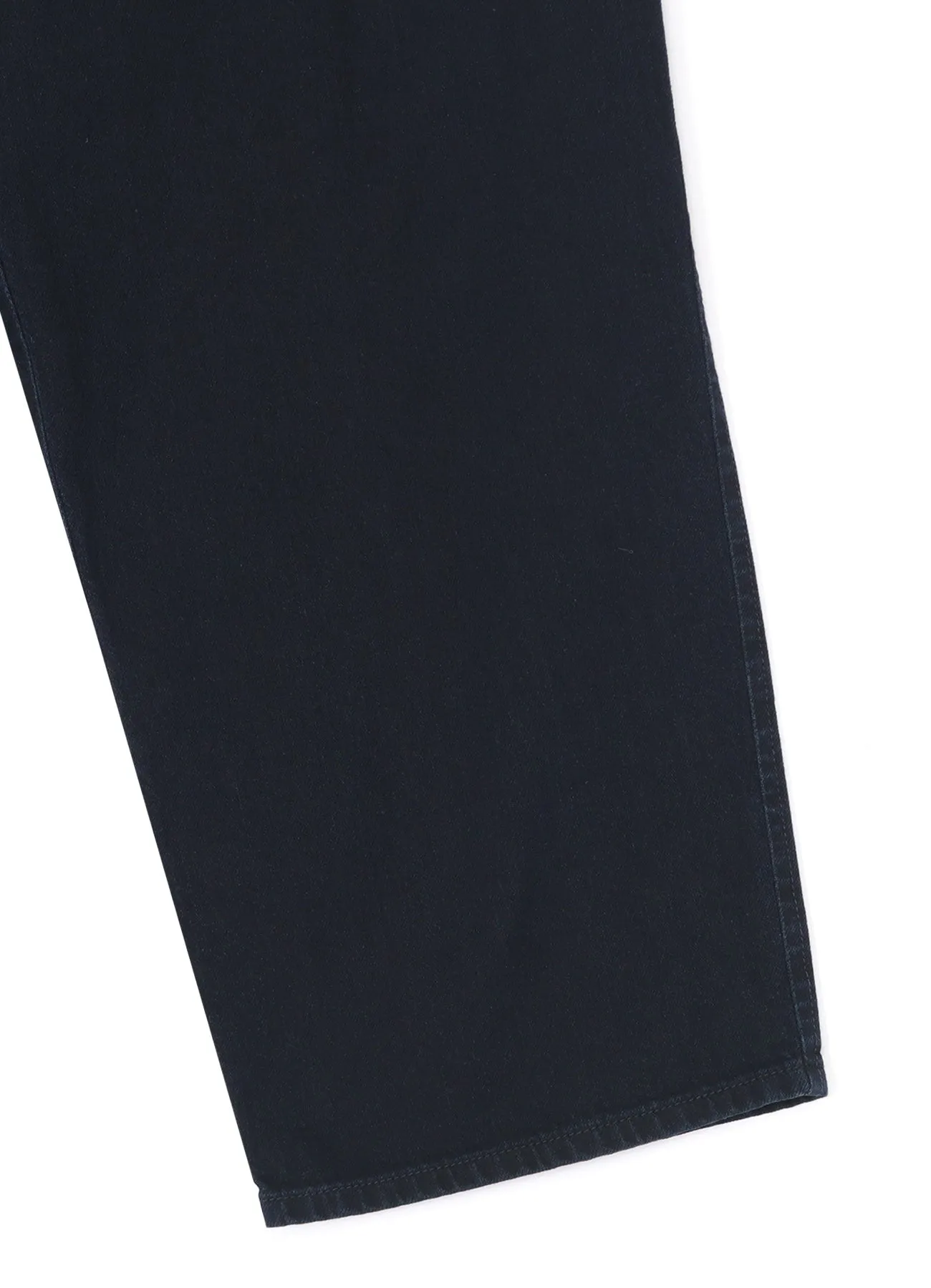 8oz BLACK DENIM SINGLE PLEATED PANTS sold by Yohji Yamamoto product image thumbnail 5