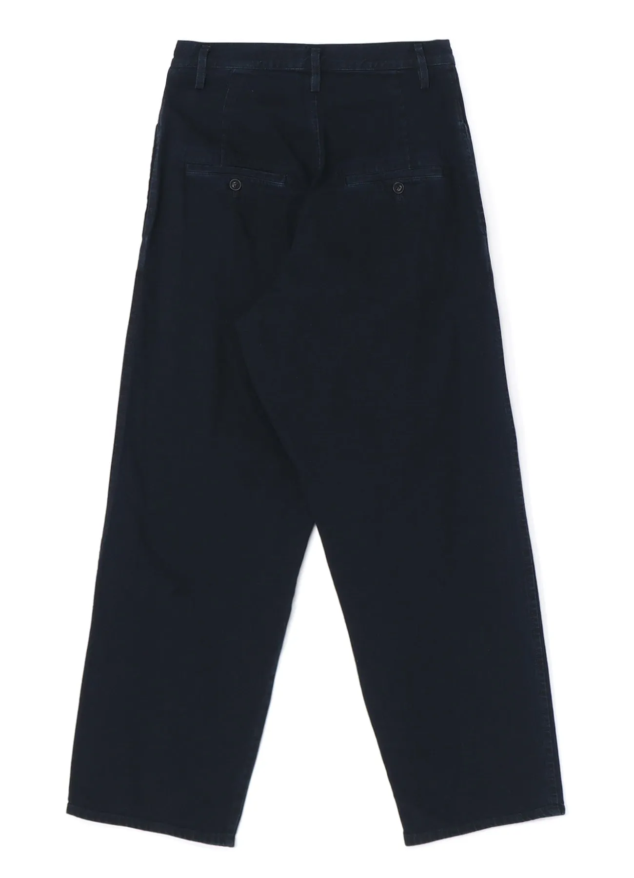 8oz BLACK DENIM SINGLE PLEATED PANTS sold by Yohji Yamamoto product image thumbnail 3