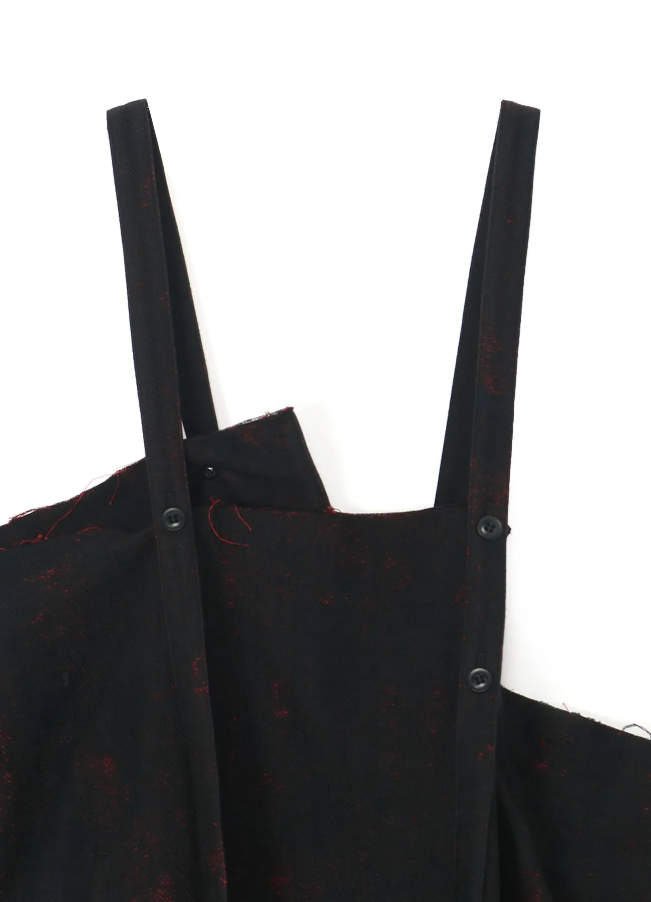 PRINTED COTTON SQUARE-CUT DUNGAREES sold by Yohji Yamamoto product image thumbnail 4