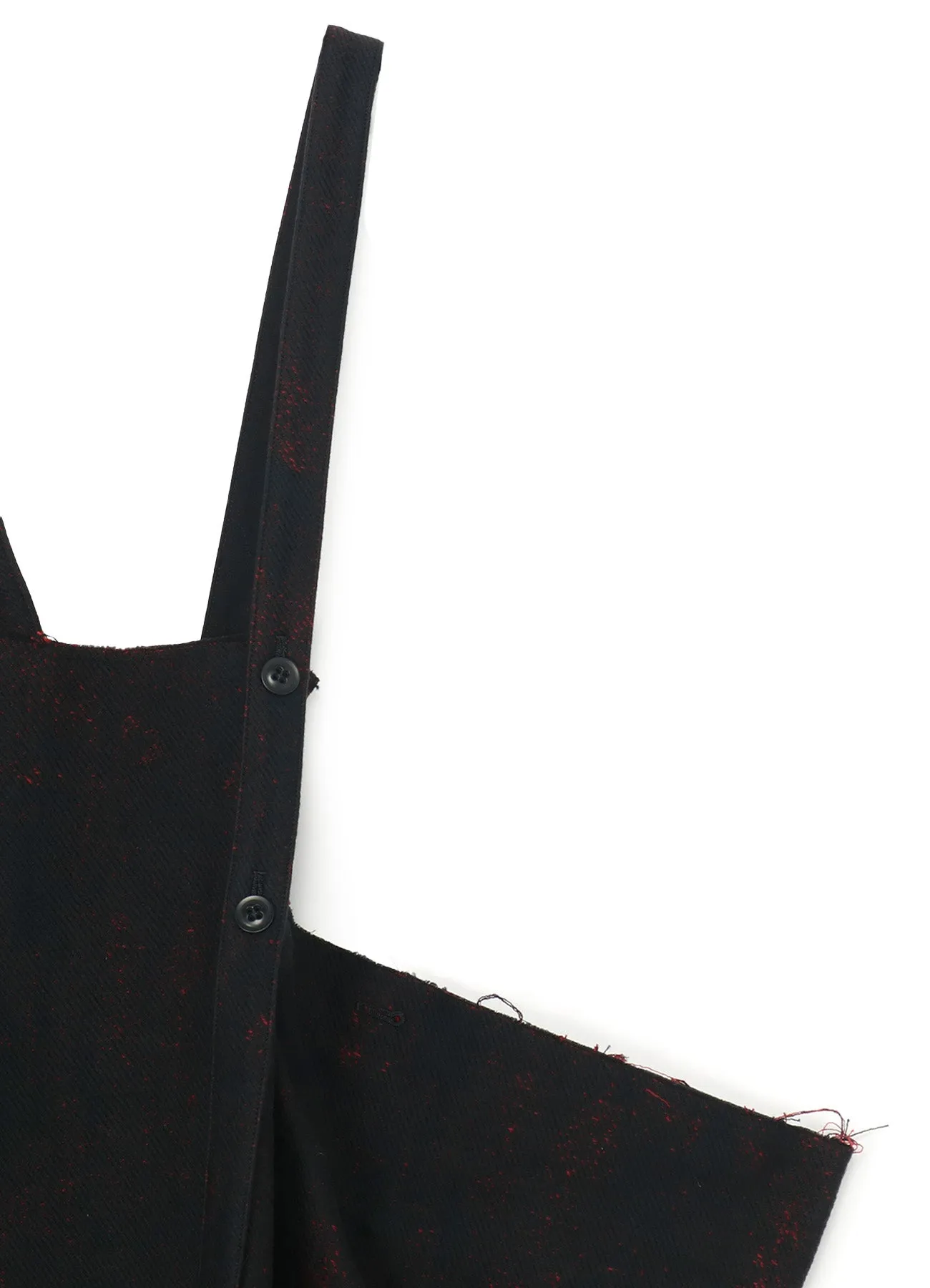 PRINTED COTTON SQUARE-CUT DUNGAREES sold by Yohji Yamamoto product image thumbnail 5