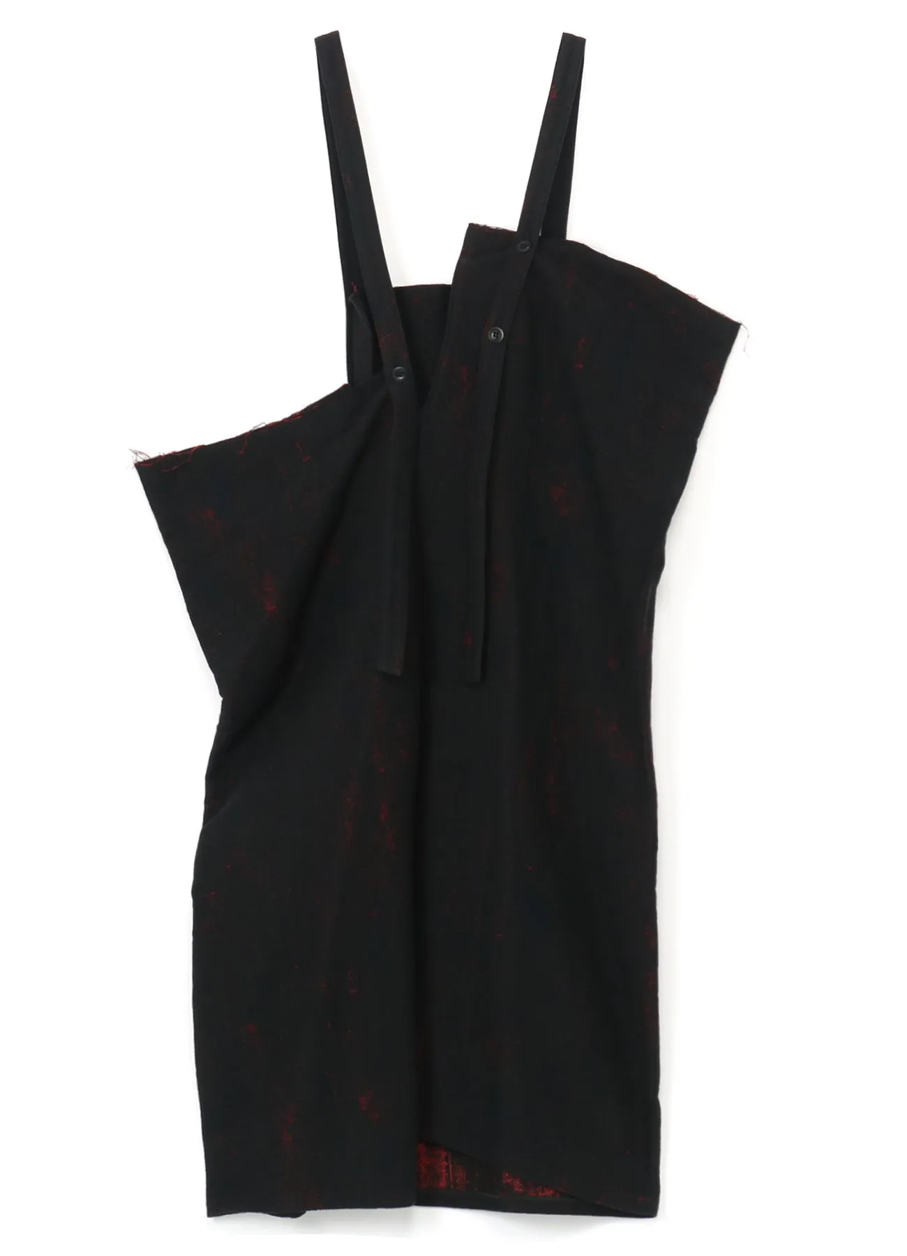 PRINTED COTTON SQUARE-CUT DUNGAREES sold by Yohji Yamamoto product image thumbnail 3