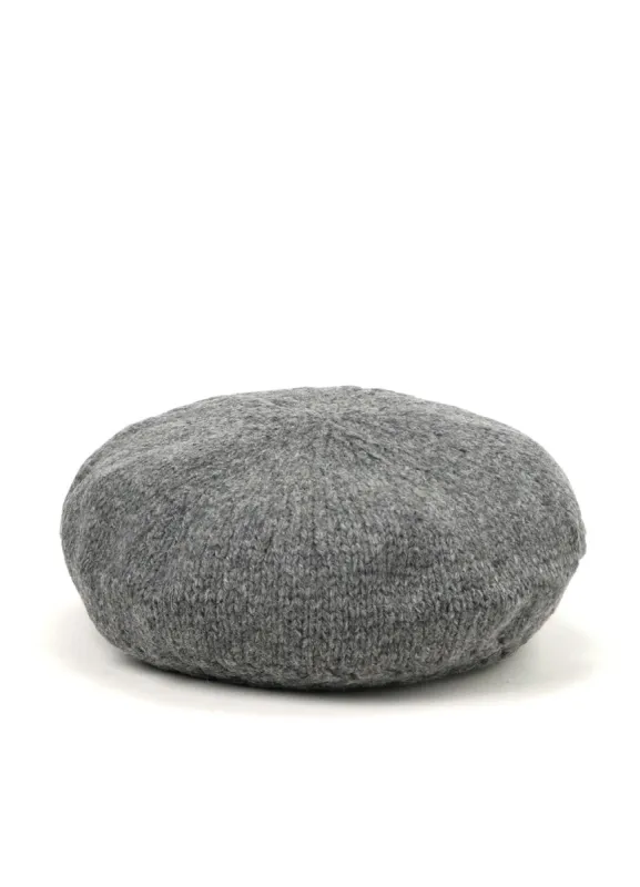 KNITTED LAMBSWOOL BERET sold by Yohji Yamamoto