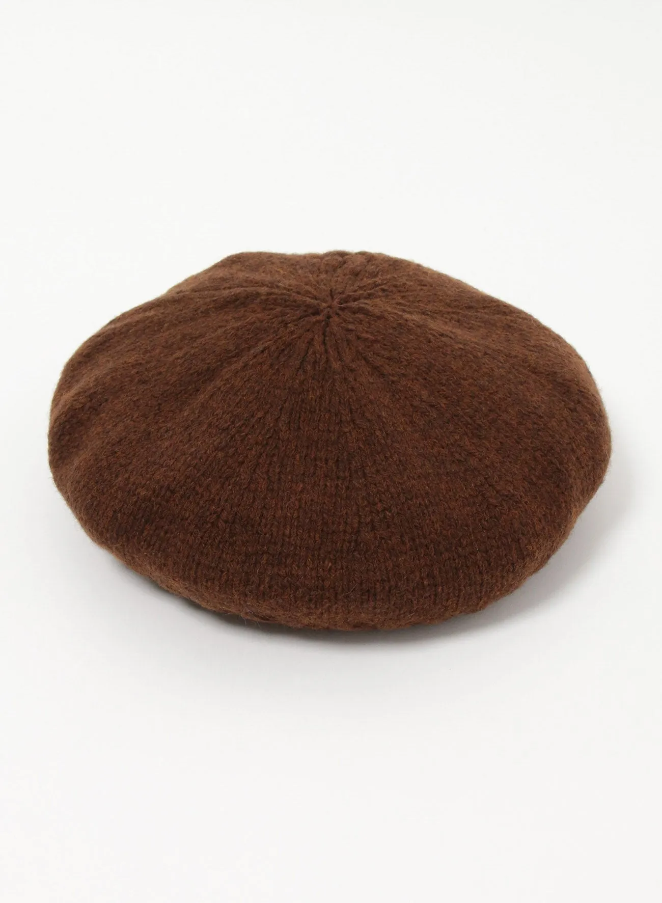 KNITTED LAMBSWOOL BERET sold by Yohji Yamamoto product image thumbnail 2