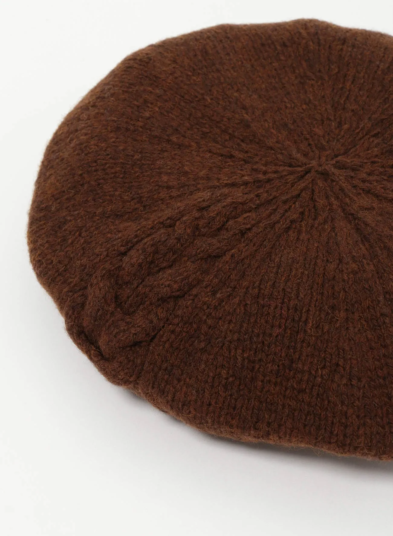 KNITTED LAMBSWOOL BERET sold by Yohji Yamamoto product image thumbnail 4