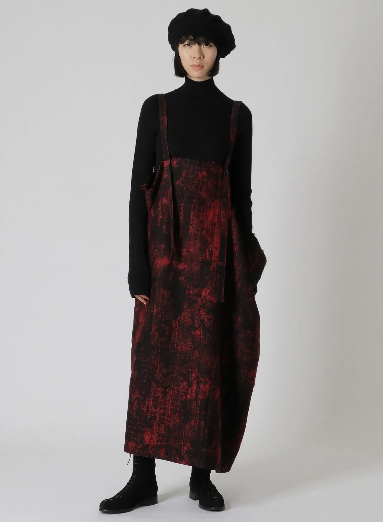 KNITTED LAMBSWOOL BERET sold by Yohji Yamamoto product image thumbnail 5