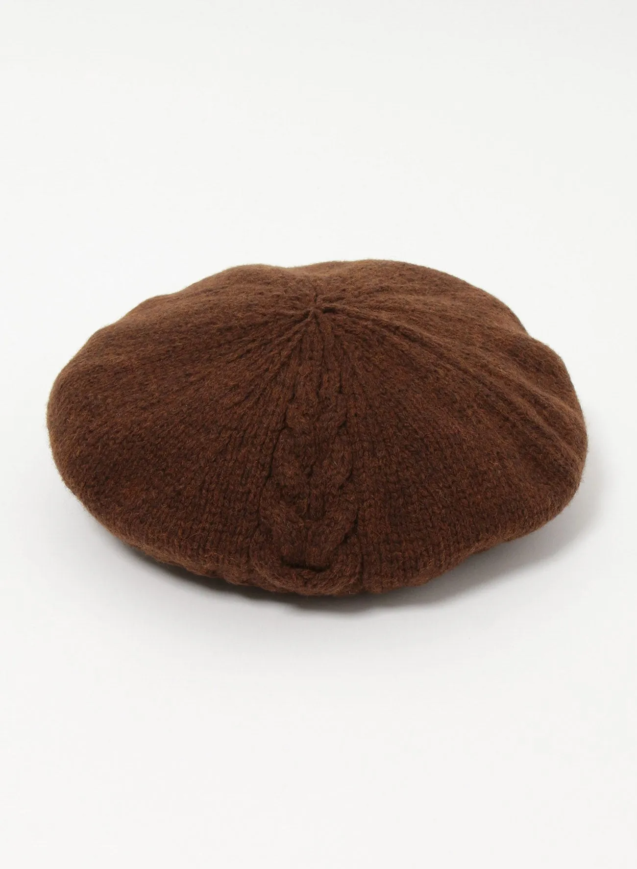 KNITTED LAMBSWOOL BERET sold by Yohji Yamamoto product image thumbnail 3