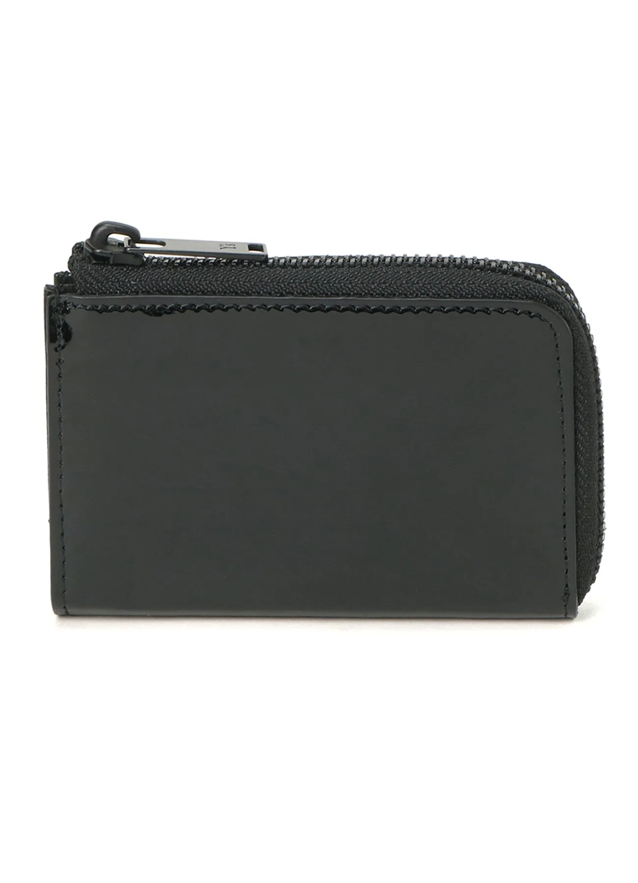 TANNED/ENAMEL-COATED LEATHER ZIPPERED KEY CASE sold by Yohji Yamamoto product image thumbnail 2