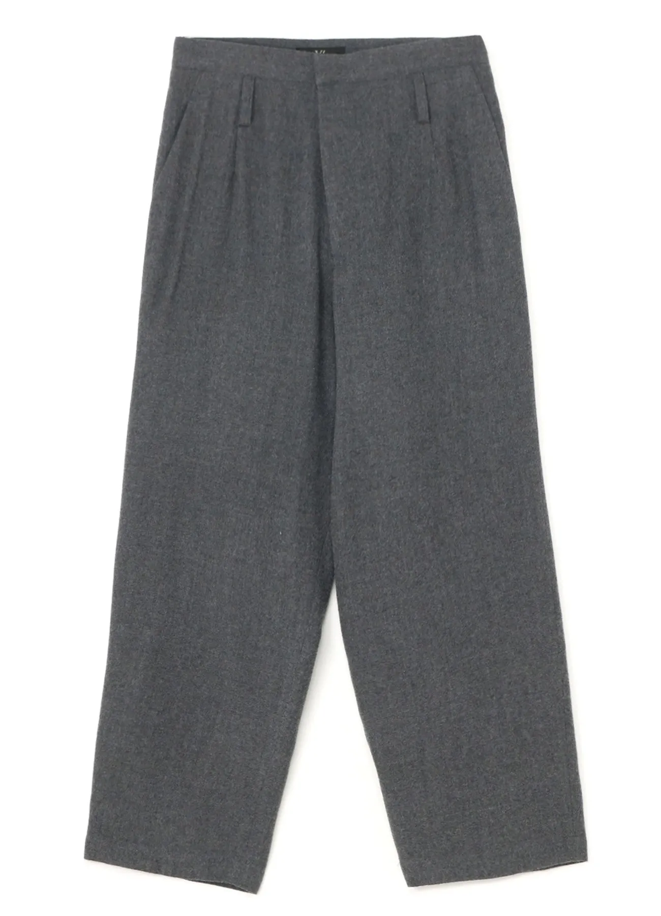 SHRUNKEN WOOL SERGE TAPERED PANTS sold by Yohji Yamamoto product image thumbnail 2