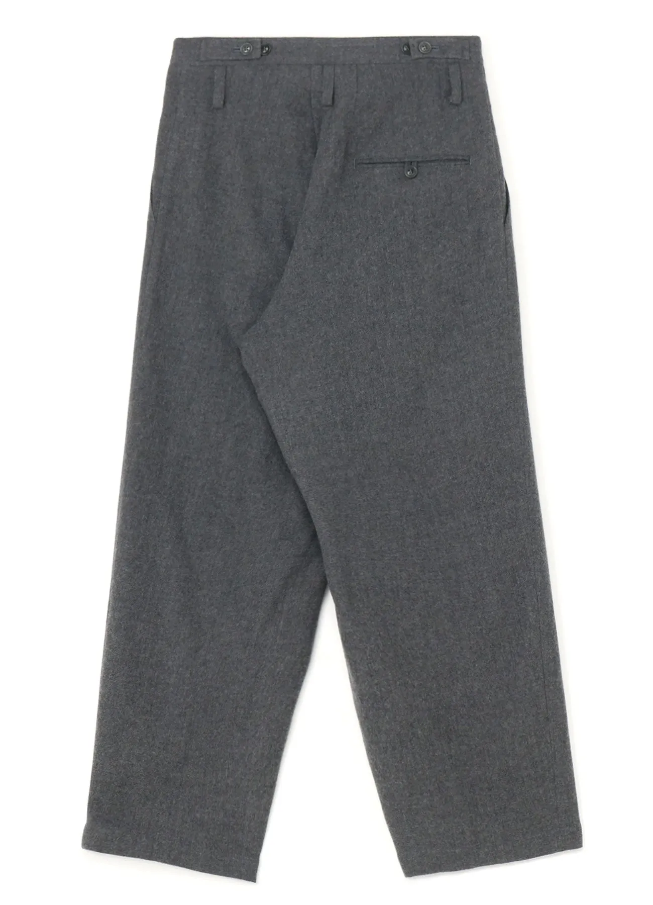 SHRUNKEN WOOL SERGE TAPERED PANTS sold by Yohji Yamamoto product image thumbnail 3