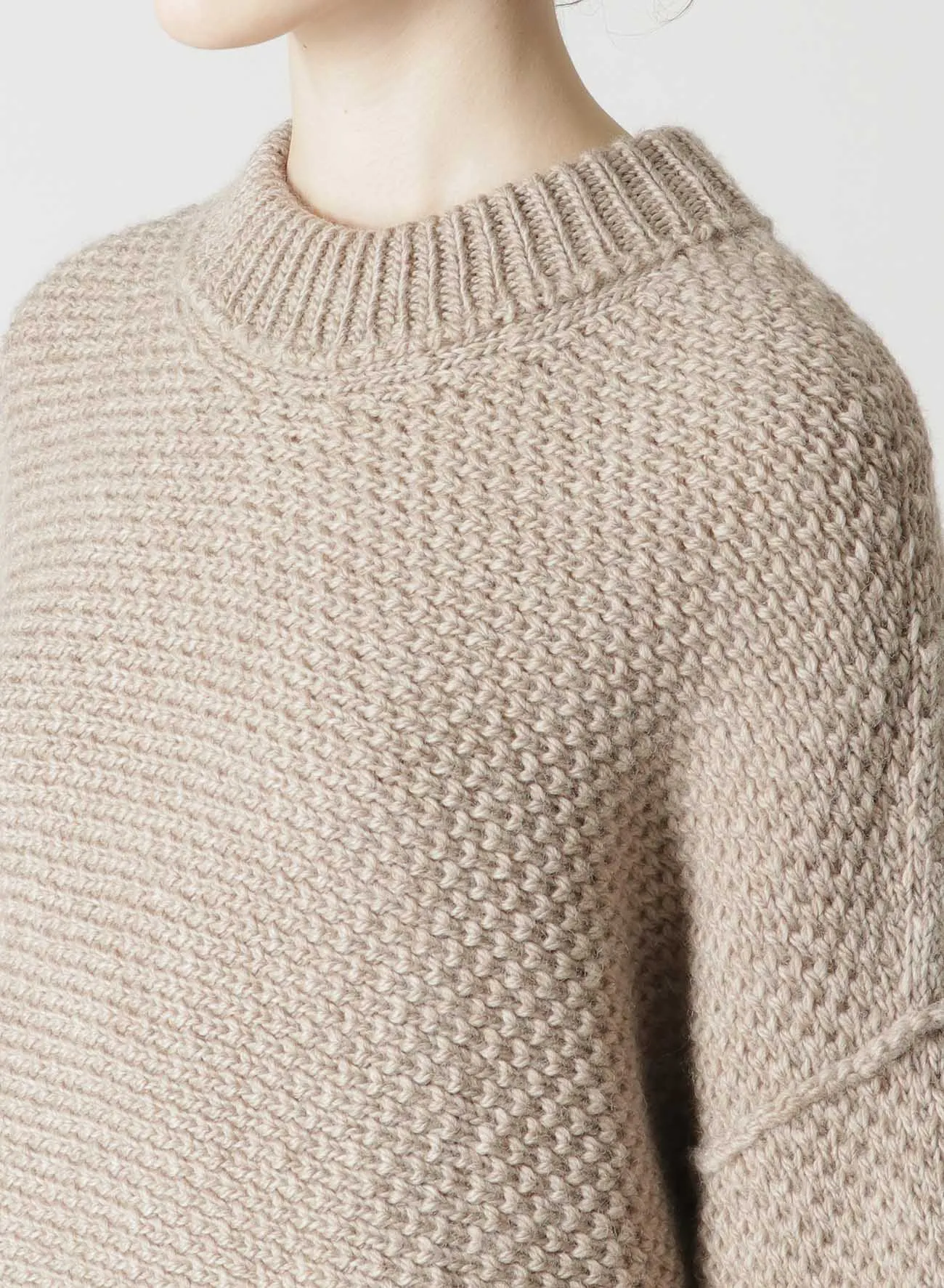 OVERSIZED SLEEVES CROPPED PULLOVER sold by Yohji Yamamoto product image thumbnail 5