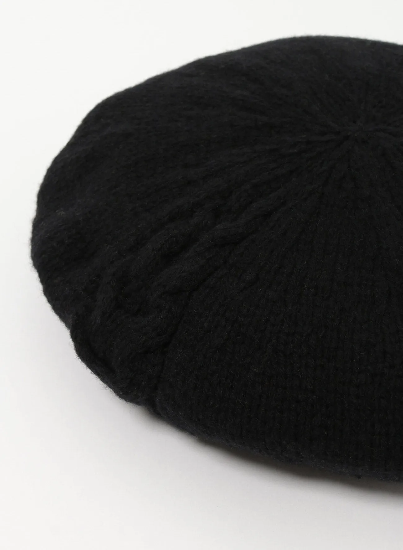 KNITTED LAMBSWOOL BERET sold by Yohji Yamamoto product image thumbnail 4