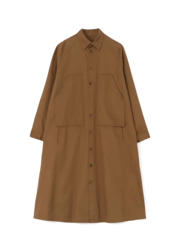 [Y's BORN PRODUCT] COTTON TWILL DOUBLE CHEST POCKET DRESS sold by Yohji Yamamoto