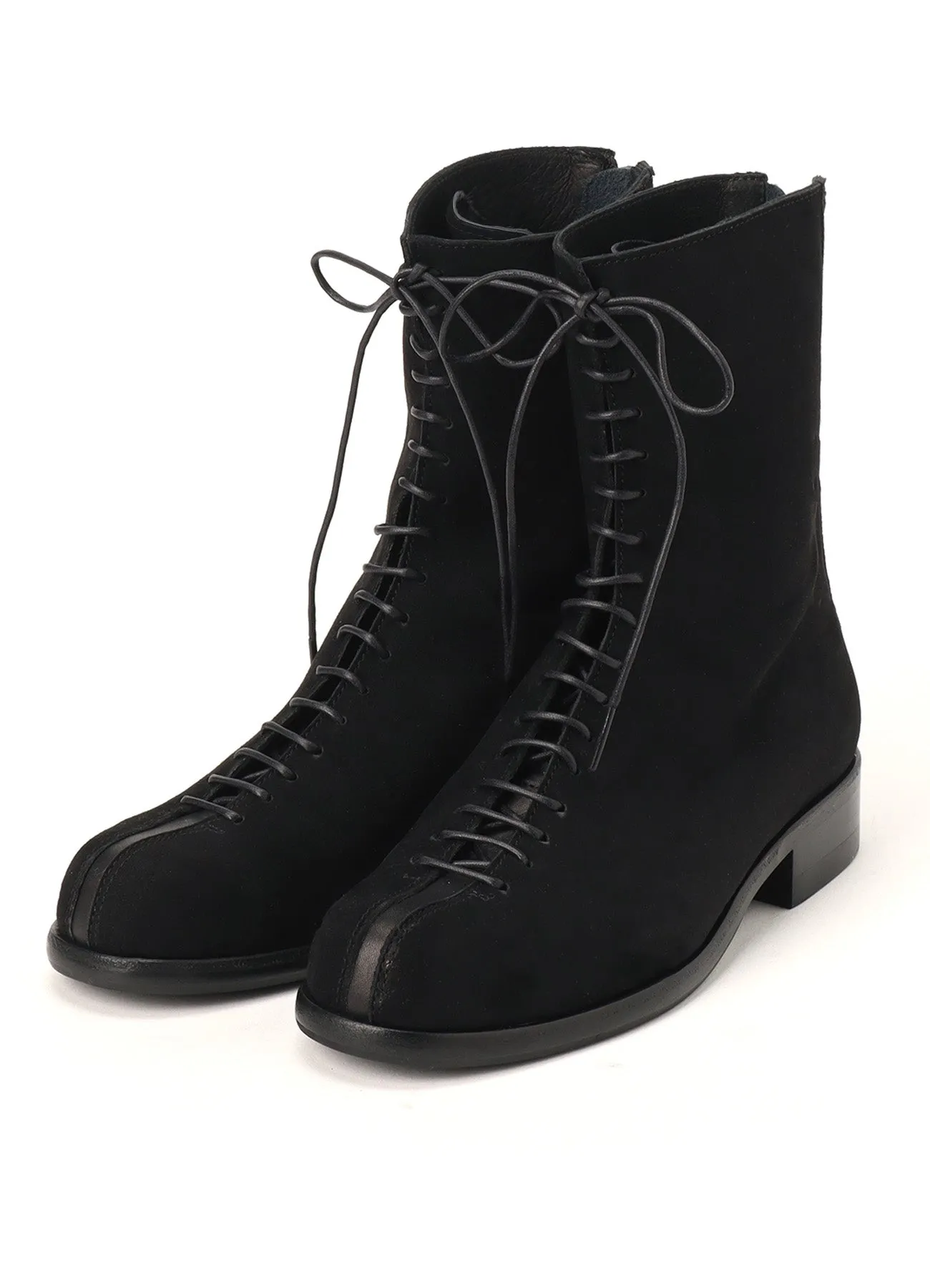 SHEEP/COW LEATHER LACE-UP SHOES sold by Yohji Yamamoto product image thumbnail 2