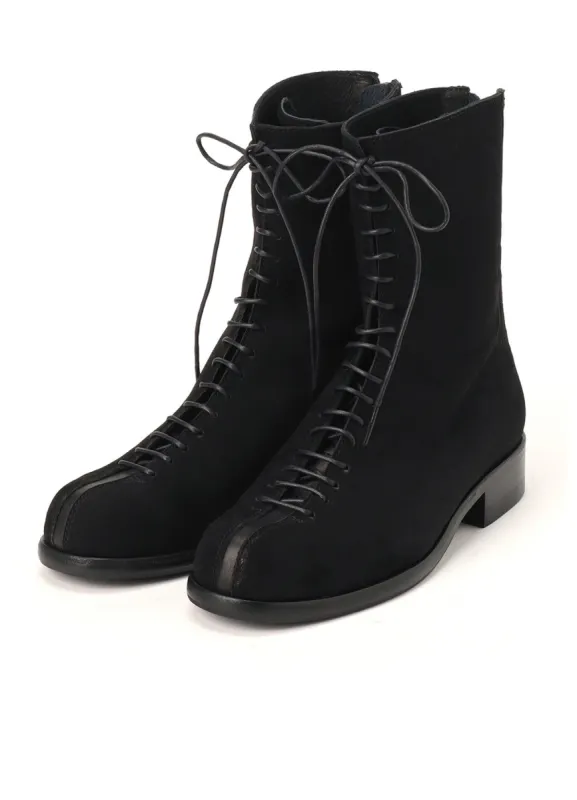 SHEEP/COW LEATHER LACE-UP SHOES sold by Yohji Yamamoto