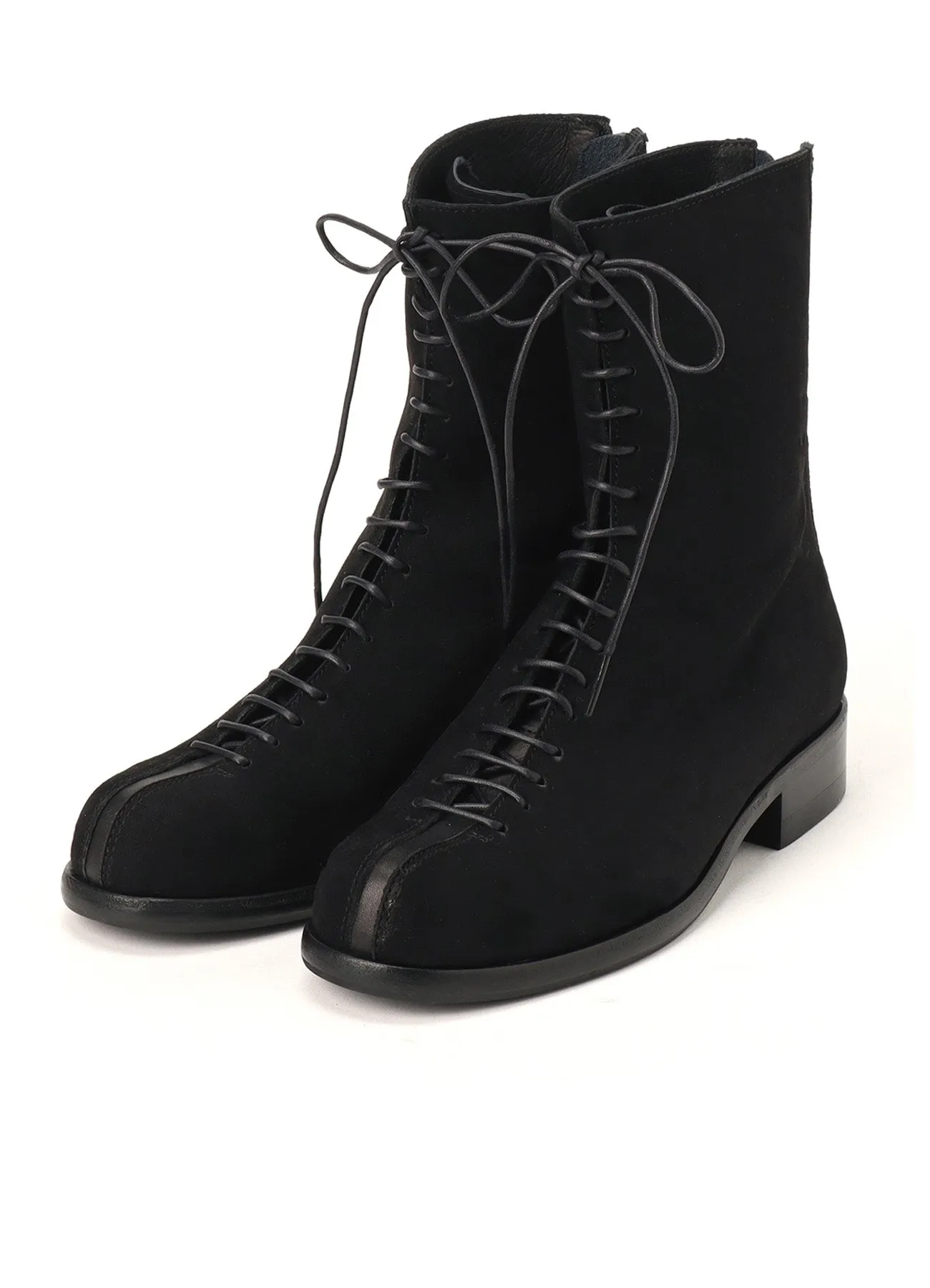 SHEEP/COW LEATHER LACE-UP SHOES sold by Yohji Yamamoto