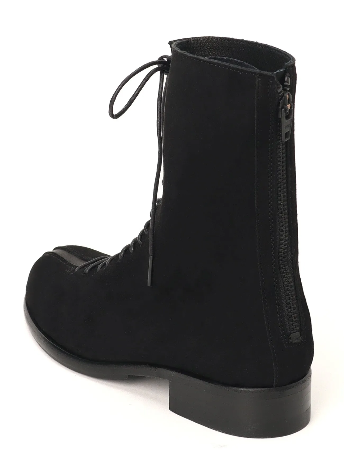 SHEEP/COW LEATHER LACE-UP SHOES sold by Yohji Yamamoto product image thumbnail 4