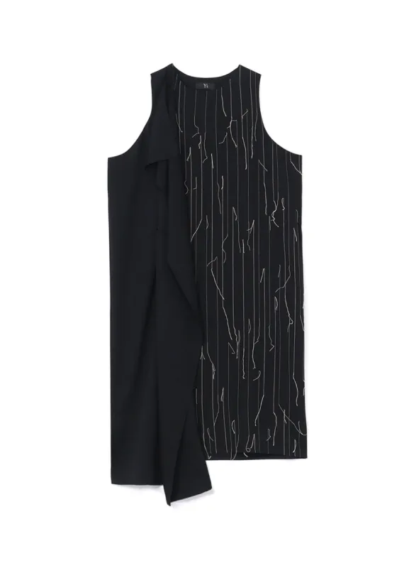 WOOL RIGHT FLAP DRESS sold by Yohji Yamamoto