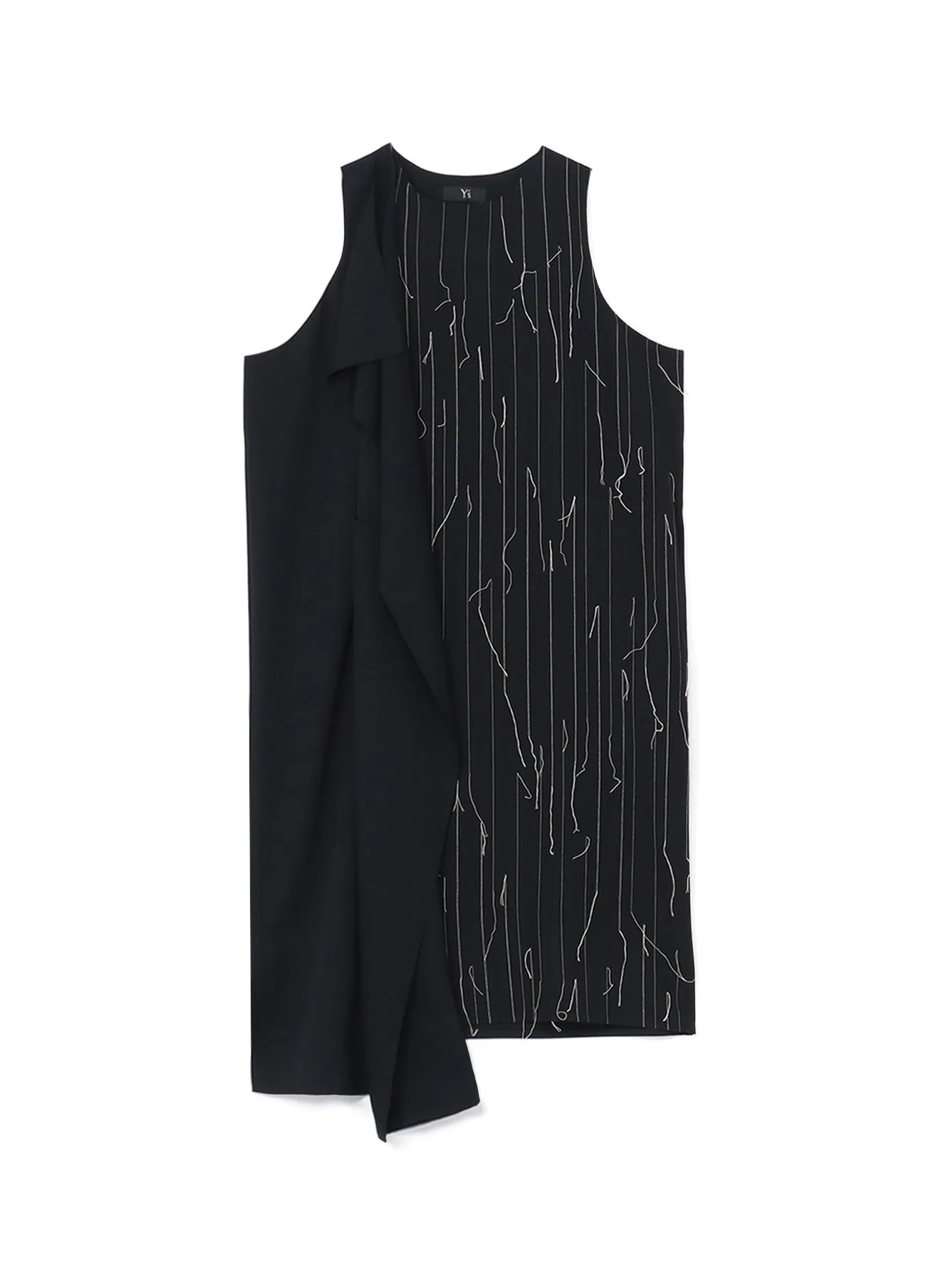 WOOL RIGHT FLAP DRESS sold by Yohji Yamamoto
