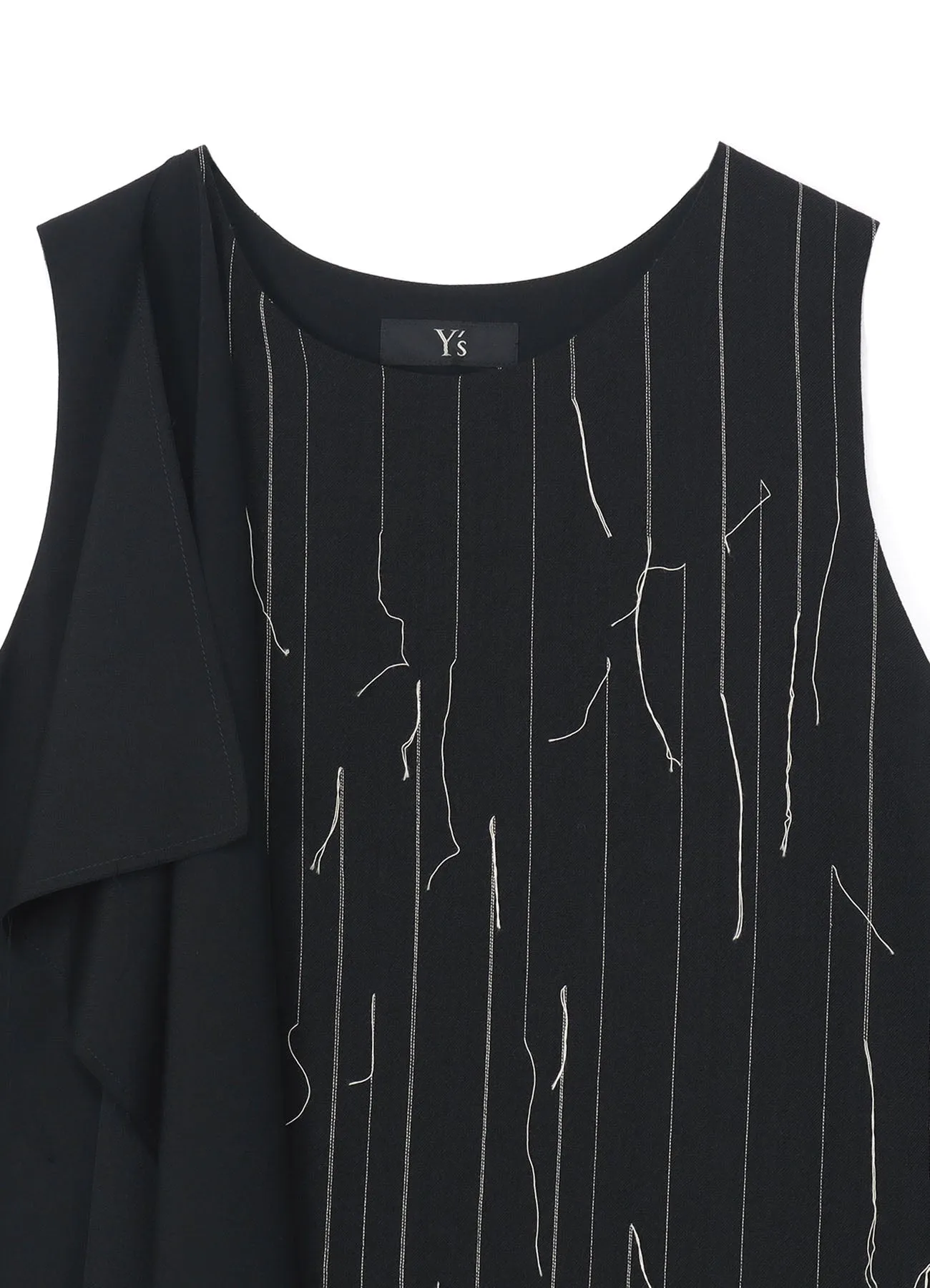 WOOL RIGHT FLAP DRESS sold by Yohji Yamamoto product image thumbnail 4
