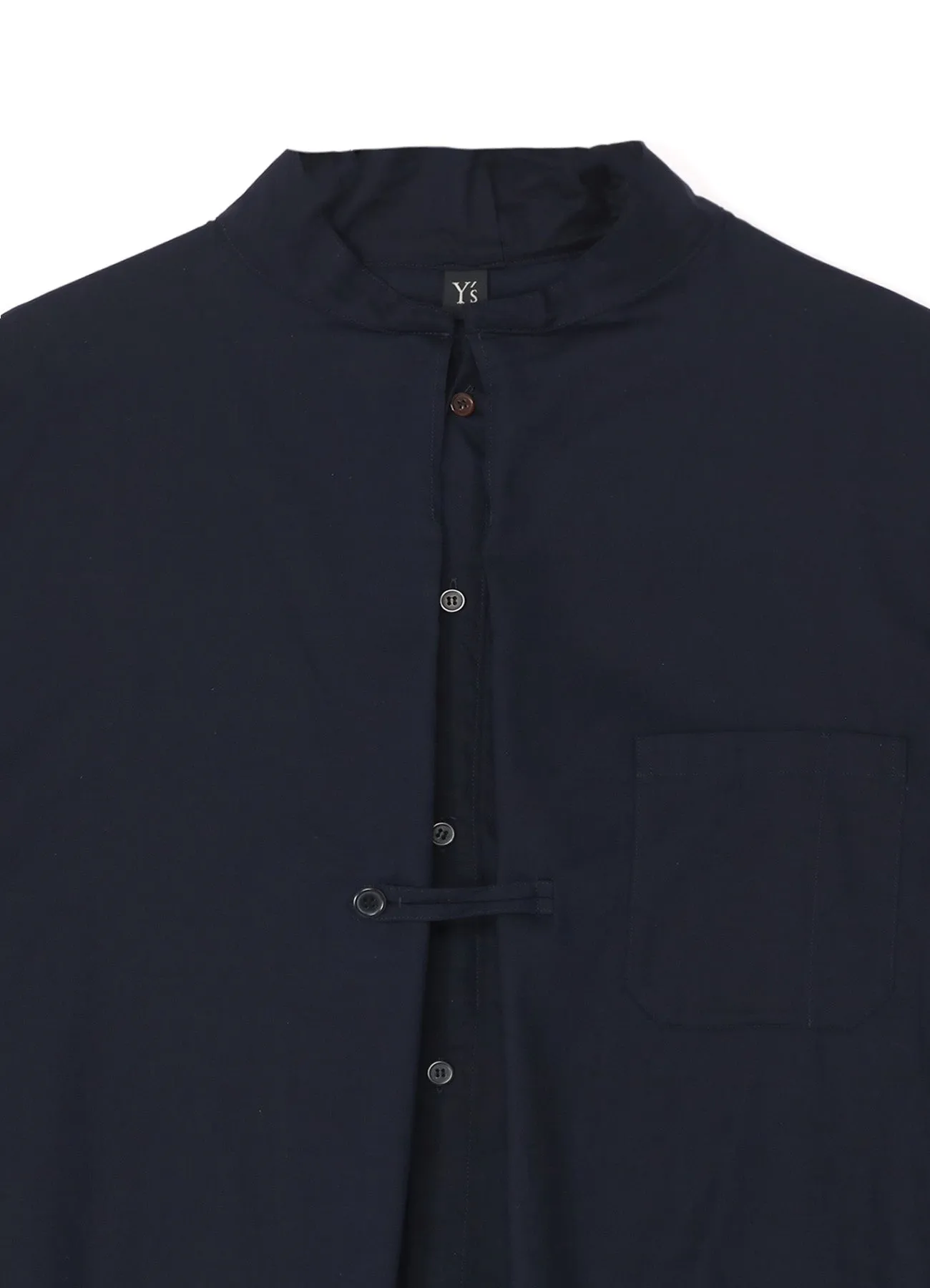 THIN COTTON TWILL PLEATED SHIRT DRESS sold by Yohji Yamamoto product image thumbnail 4