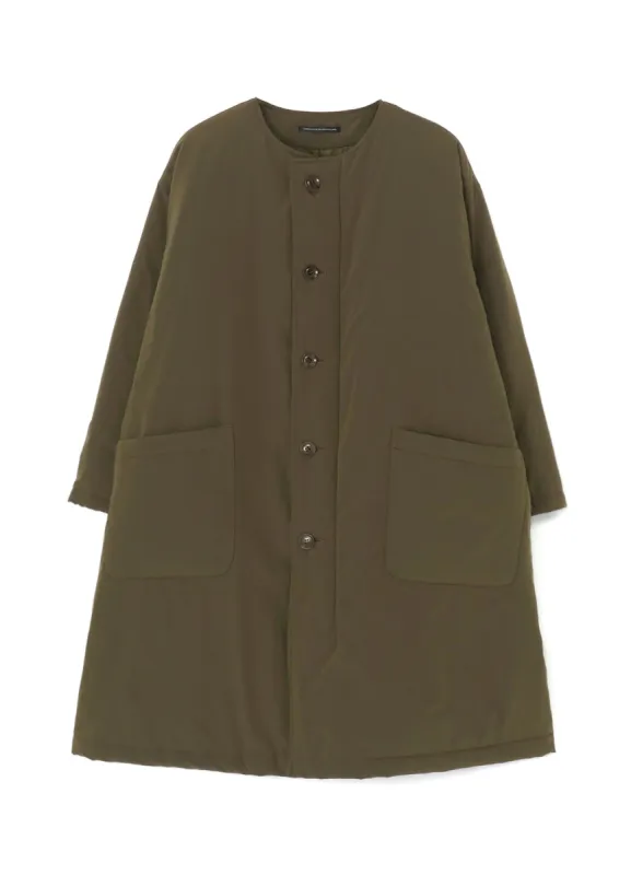 TYPEWRITER POLYESTER COLLARLESS COAT sold by Yohji Yamamoto